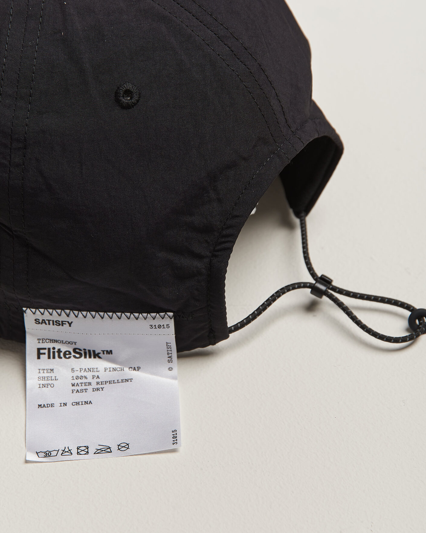 Men | Hats & Caps | Satisfy | FliteSilk 5 Panel Cap Black Eagle