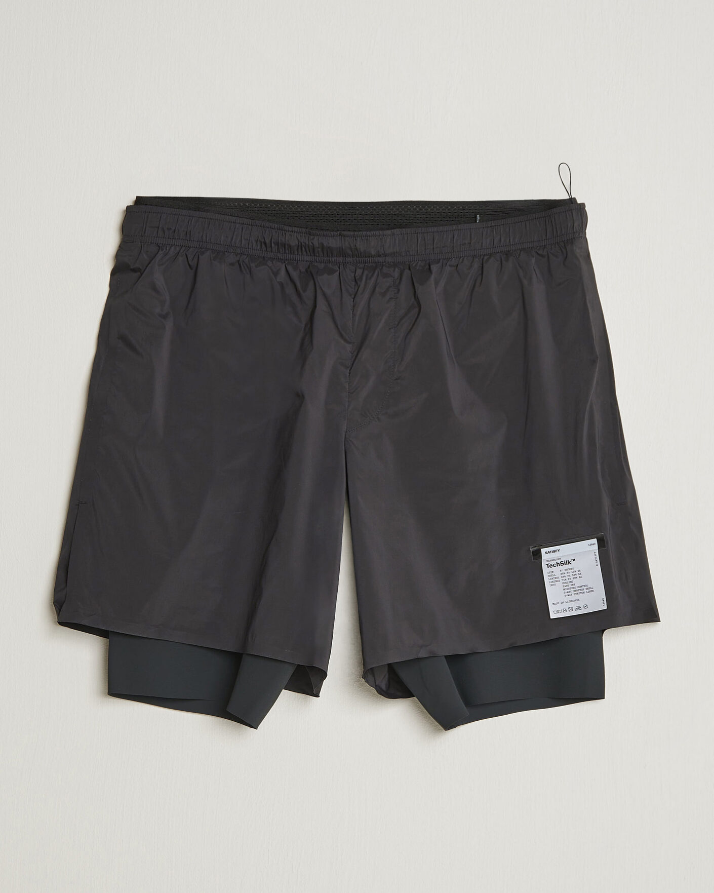 Men | Shorts | Satisfy | TechSilk 8 Inch Shorts Black