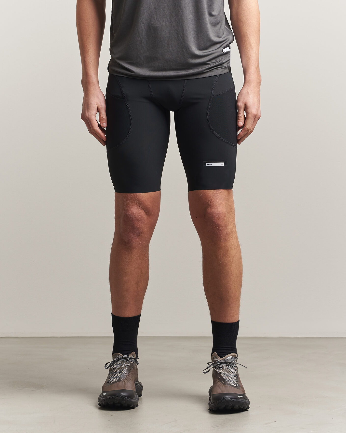 Men | Shorts | Satisfy | TechSilk Evo 9 Half Tight Black