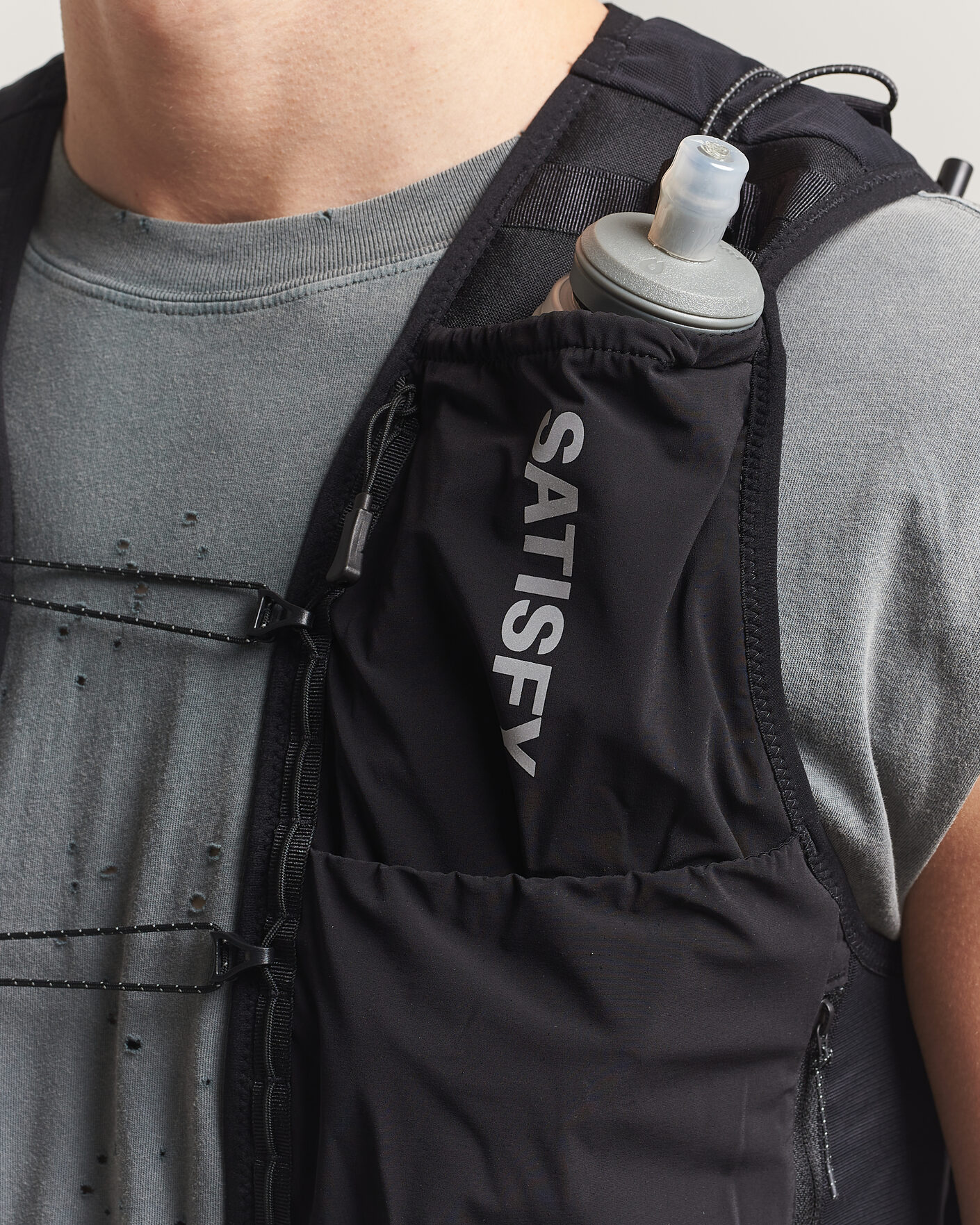 Men | Active Accessories | Satisfy | Justice Cordura Hydration Vest 5L Black