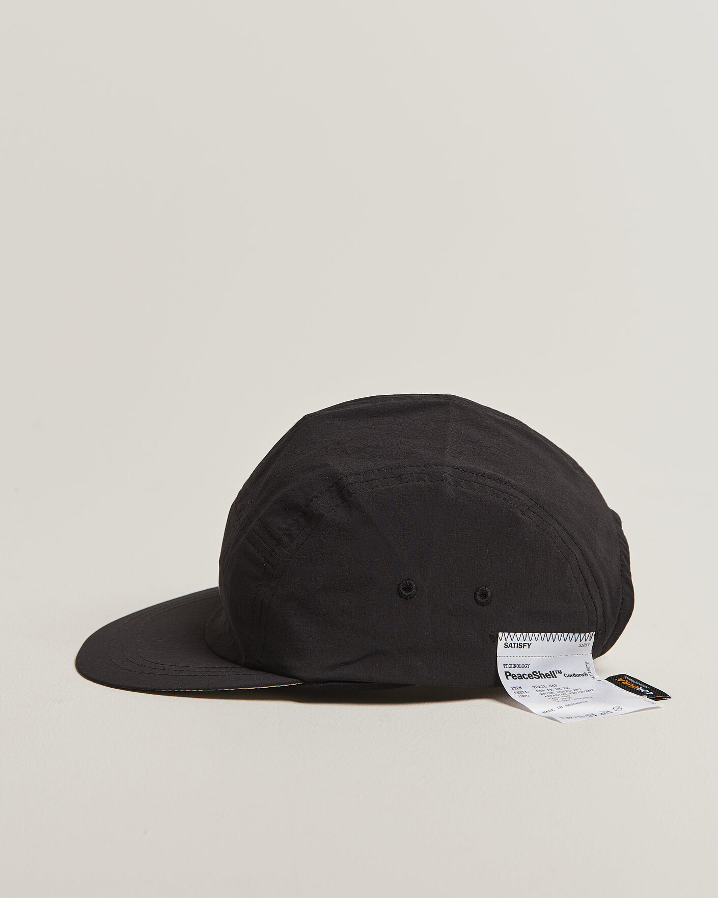 Men | Hats & Caps | Satisfy | PeaceShell Cordura Trail Cap Black