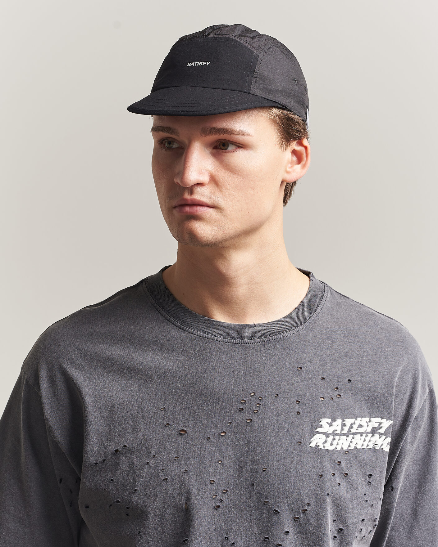 Men | Hats & Caps | Satisfy | Rippy Trail Cap Black