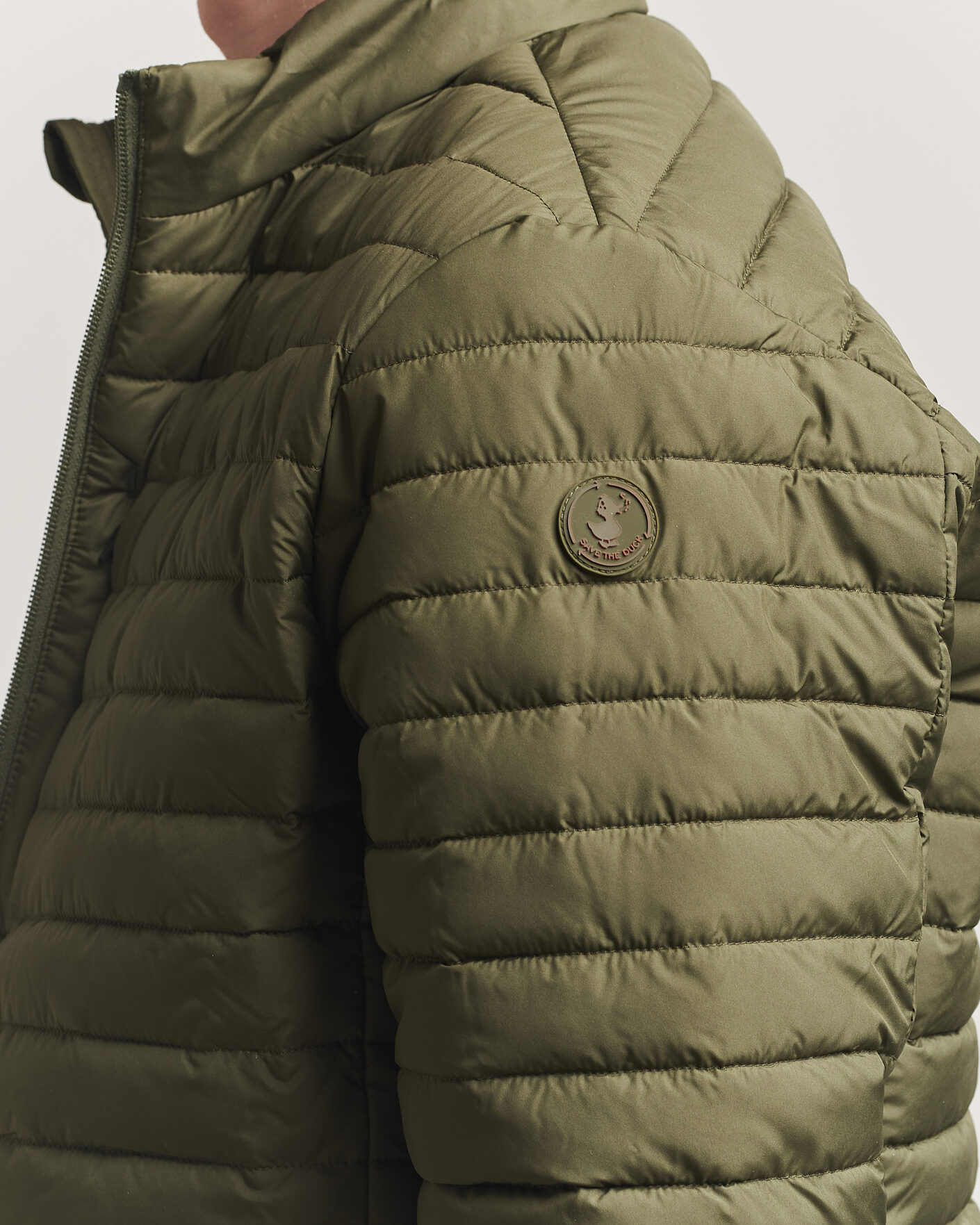 Men | Coats & Jackets | Save The Duck | Cole Lightweight Padded Jacket Snake Green