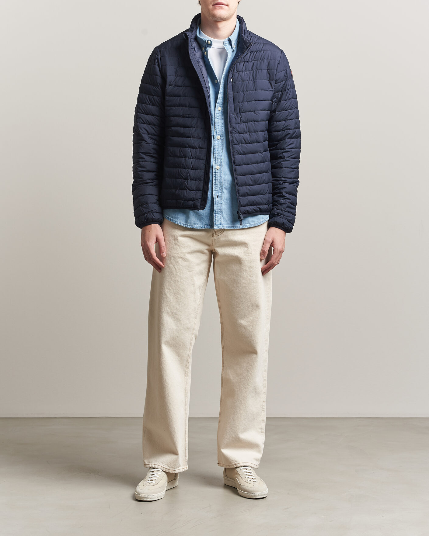 Men | Coats & Jackets | Save The Duck | Cole Lightweight Padded Jacket Navy