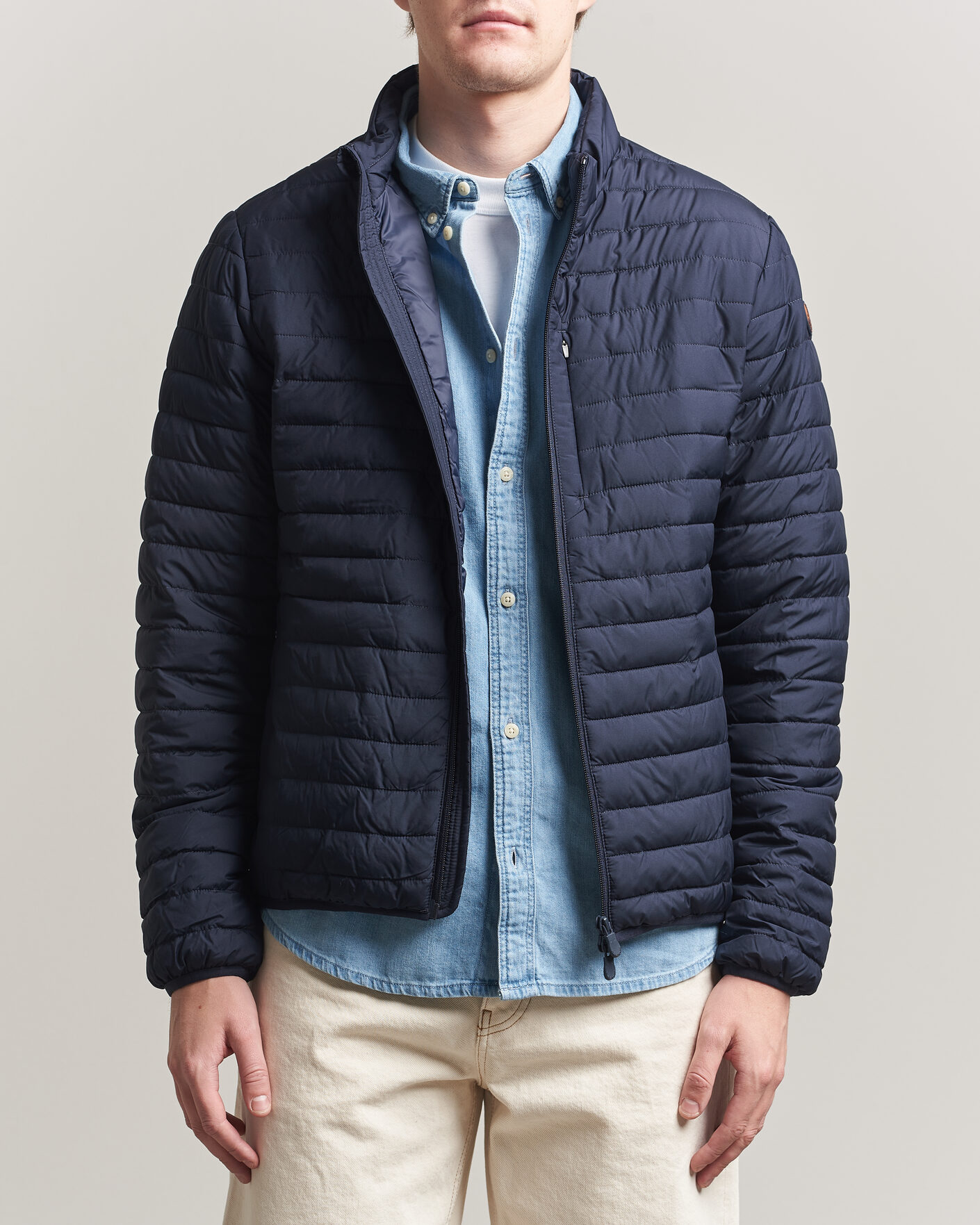 Men | Coats & Jackets | Save The Duck | Cole Lightweight Padded Jacket  Navy