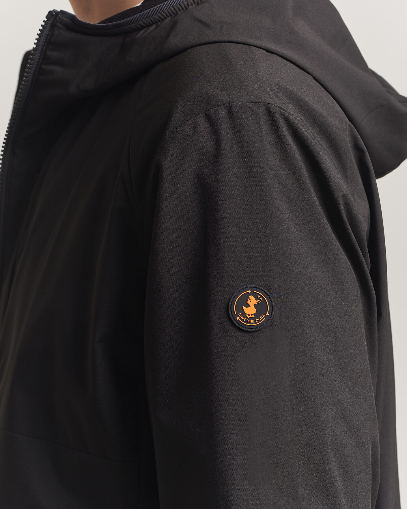 Men | Coats & Jackets | Save The Duck | Pier Wind/Water Resistant Hood Jacket Black