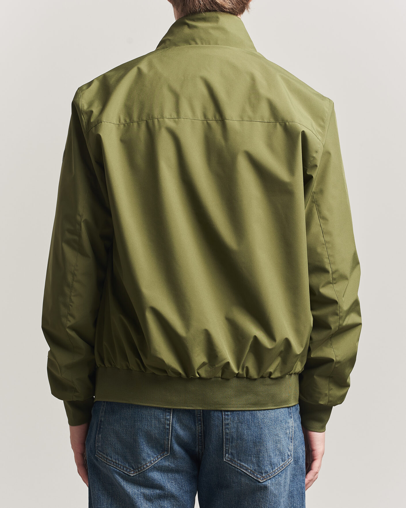 Men | Coats & Jackets | Save The Duck | Finlay Nylon Harrington Jacket Dusty Olive