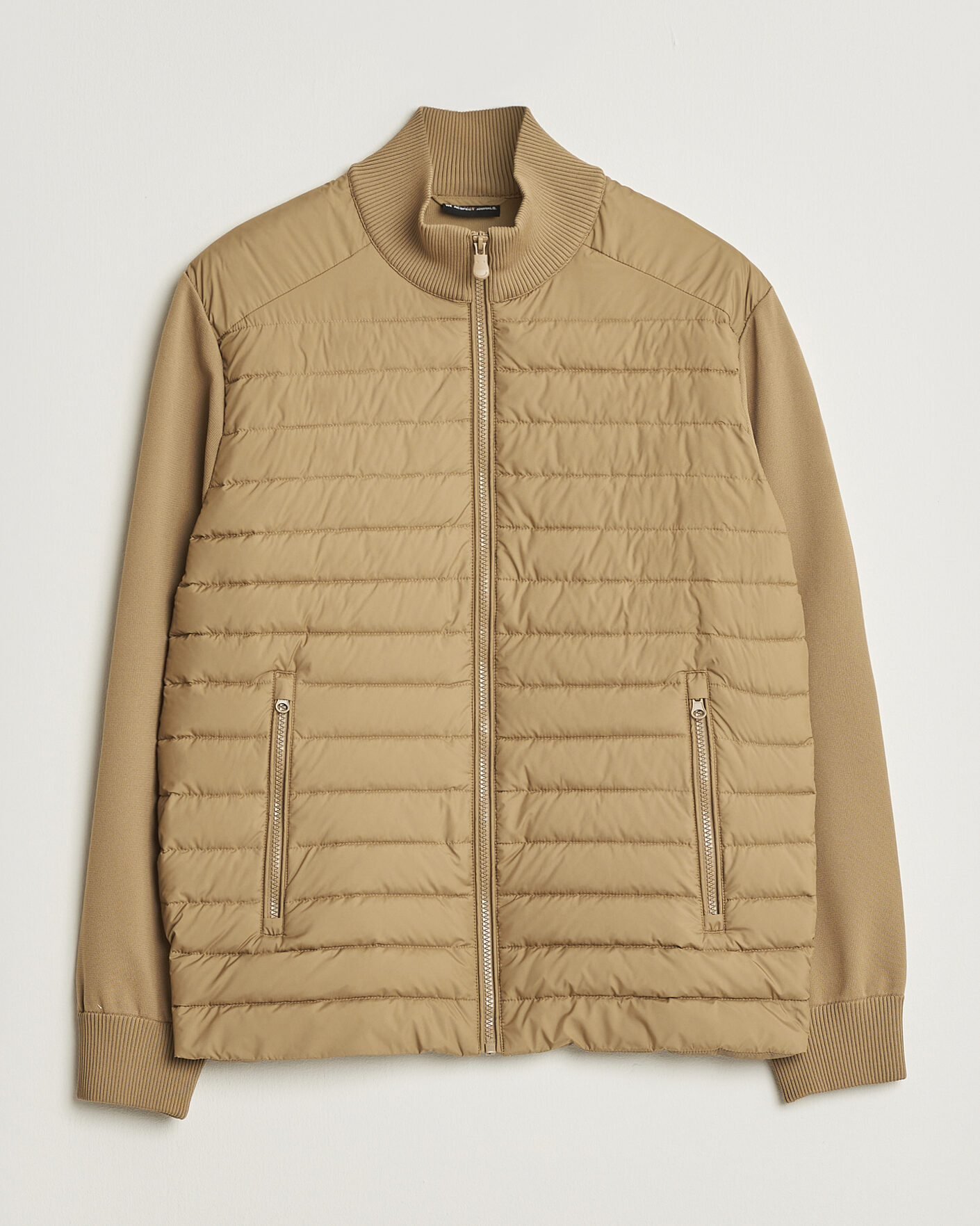 Men | Coats & Jackets | Save The Duck | Sedum Lightweight Padded Hybrid Jacket Khaki Brown