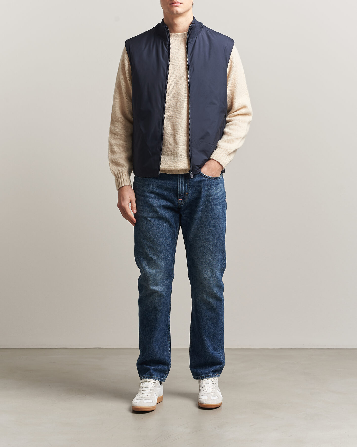 Men | Gilets | Save The Duck | Orris Hybrid Vest Navy Blue