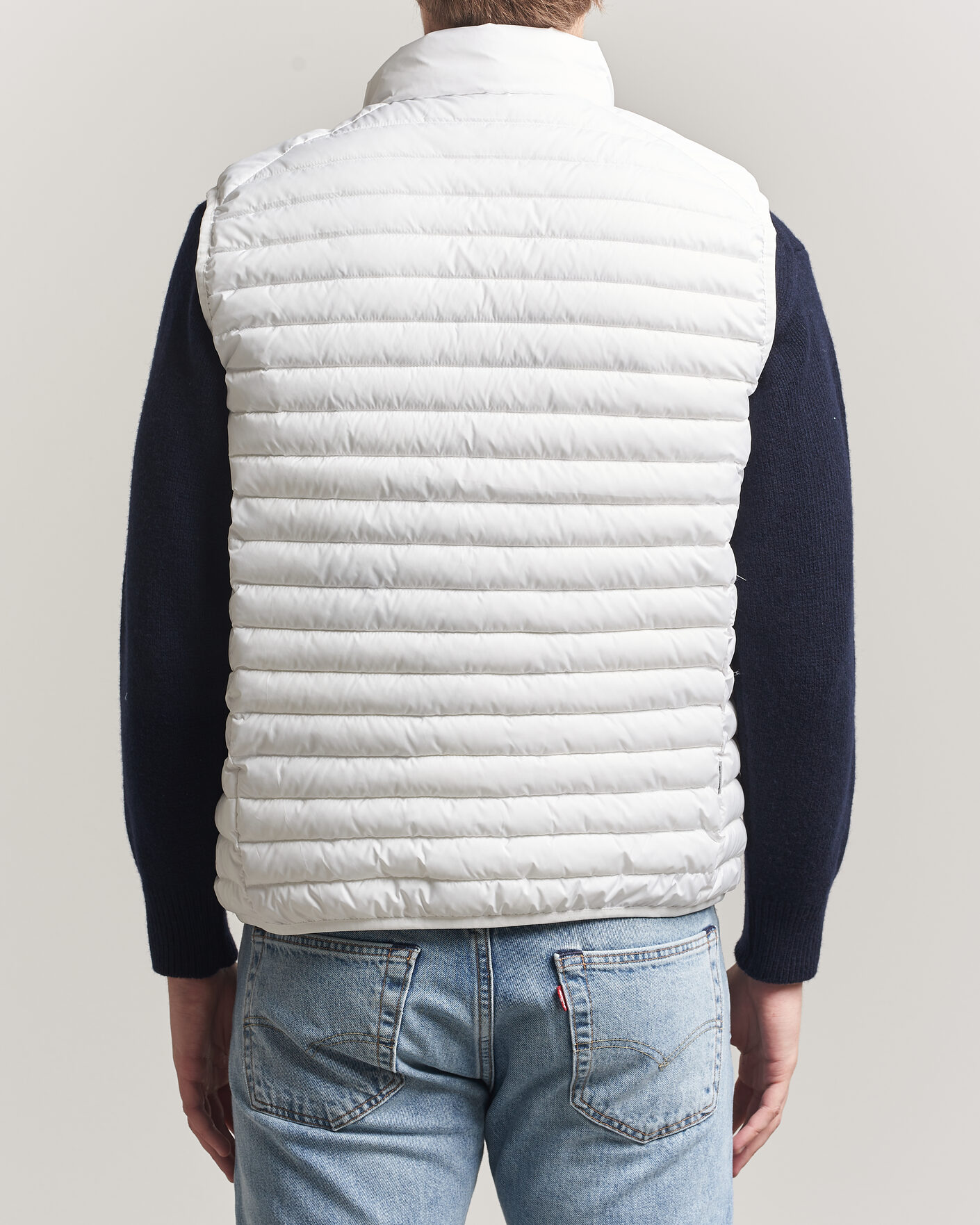 Men | Gilets | Save The Duck | Dave Lightweight Padded Vest Dull White