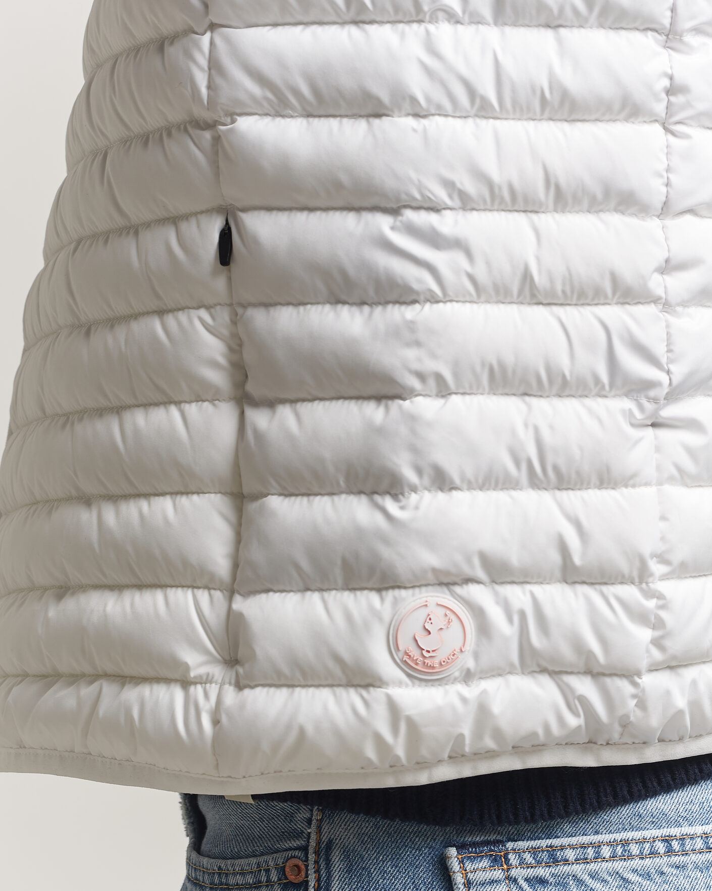 Men | Gilets | Save The Duck | Dave Lightweight Padded Vest Dull White