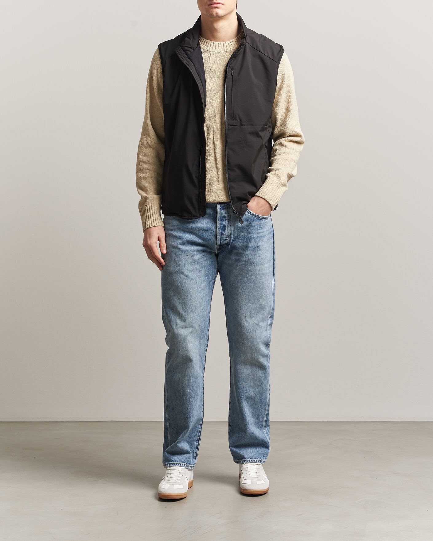 Men | Gilets | Save The Duck | Joe Wind/Water Resistant Vest Black