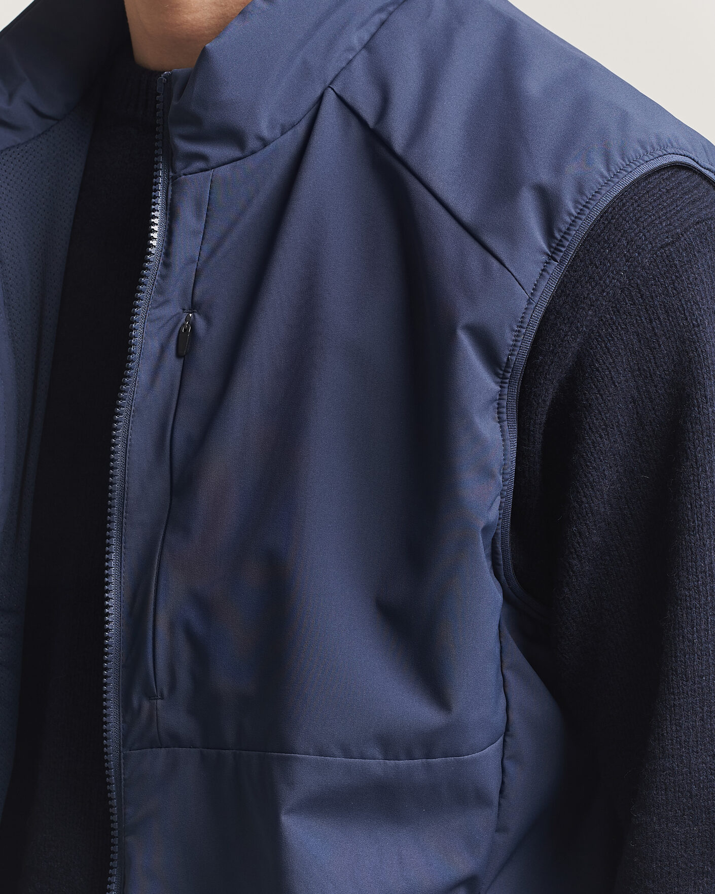 Men | Gilets | Save The Duck | Joe Wind/Water Resistant Vest Navy Blue