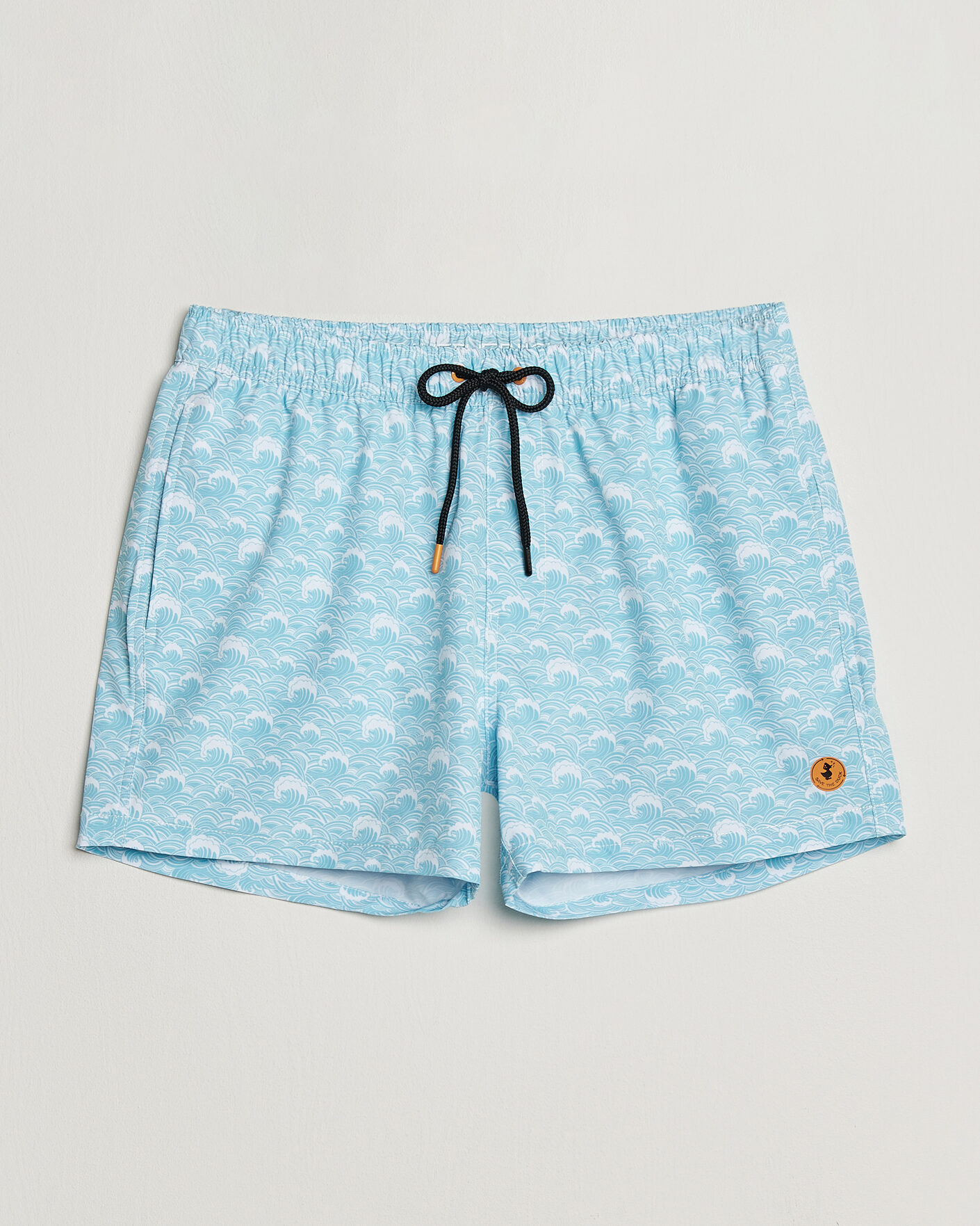 Men | Swimwear | Save The Duck | Printed Drawstring Swimshorts Waves