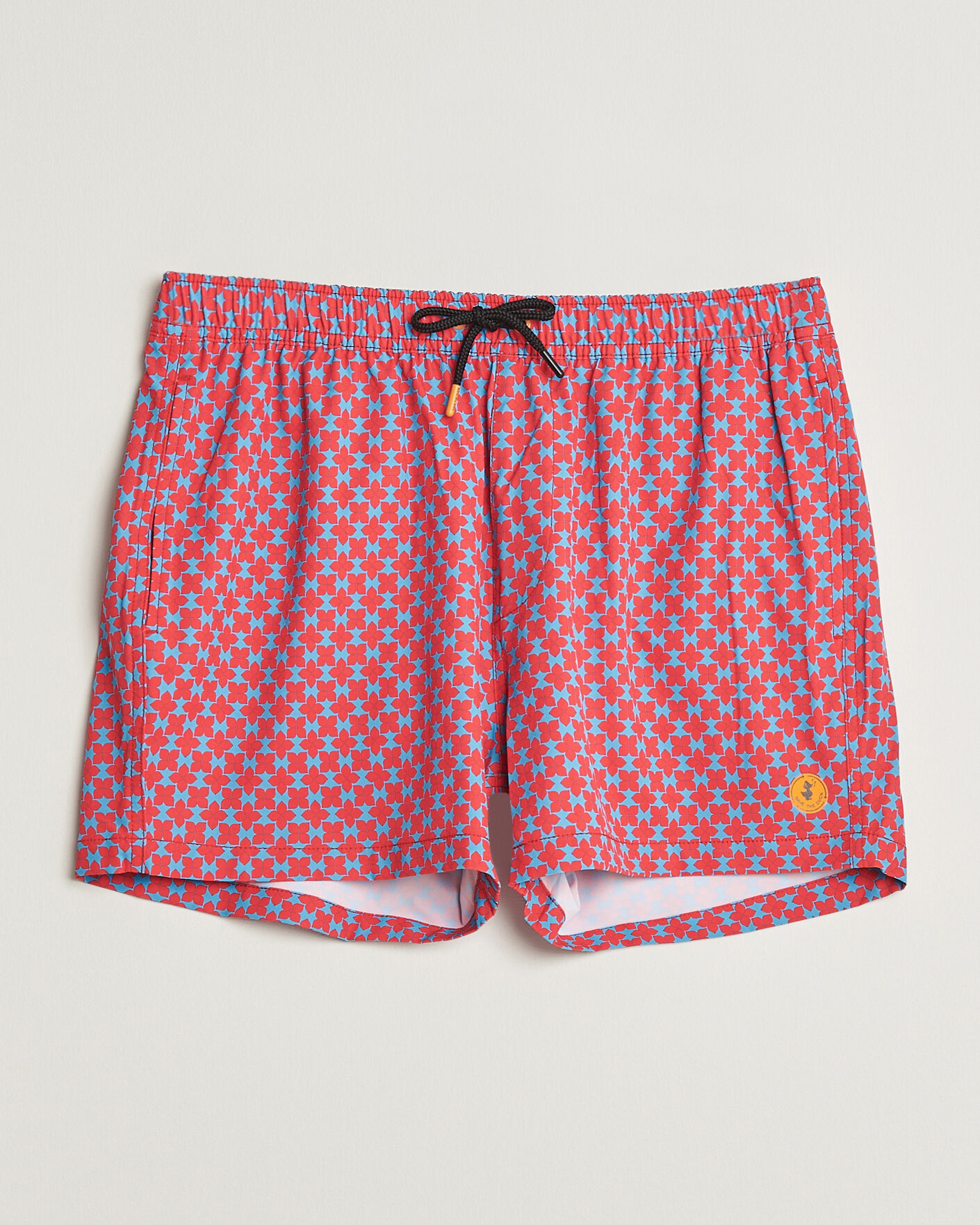 Men | Swimwear | Save The Duck | Printed Drawstring Swimshorts Geometrical Flowers