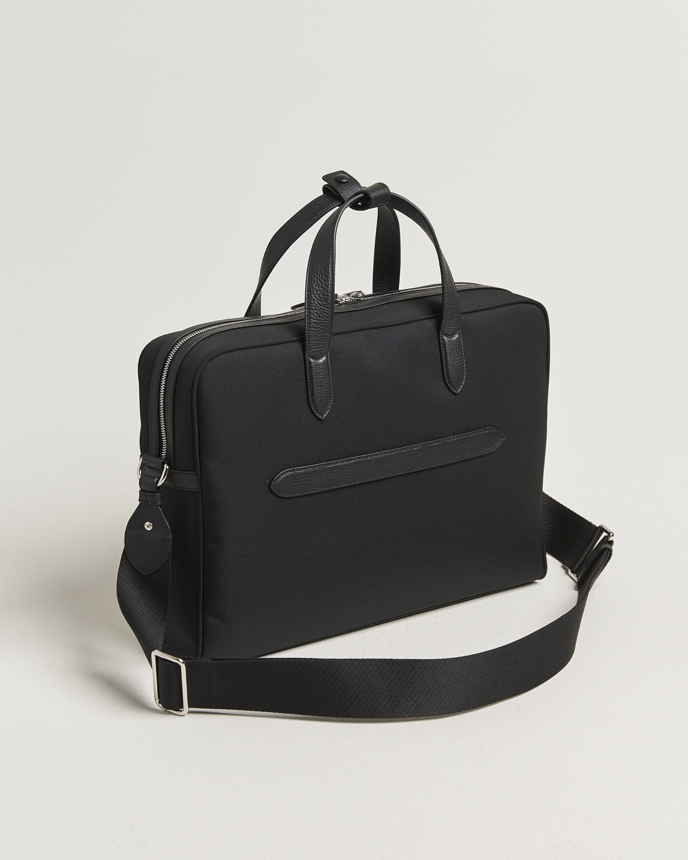 Men | Bags | Smythson | Canvas Norton Briefcase Black