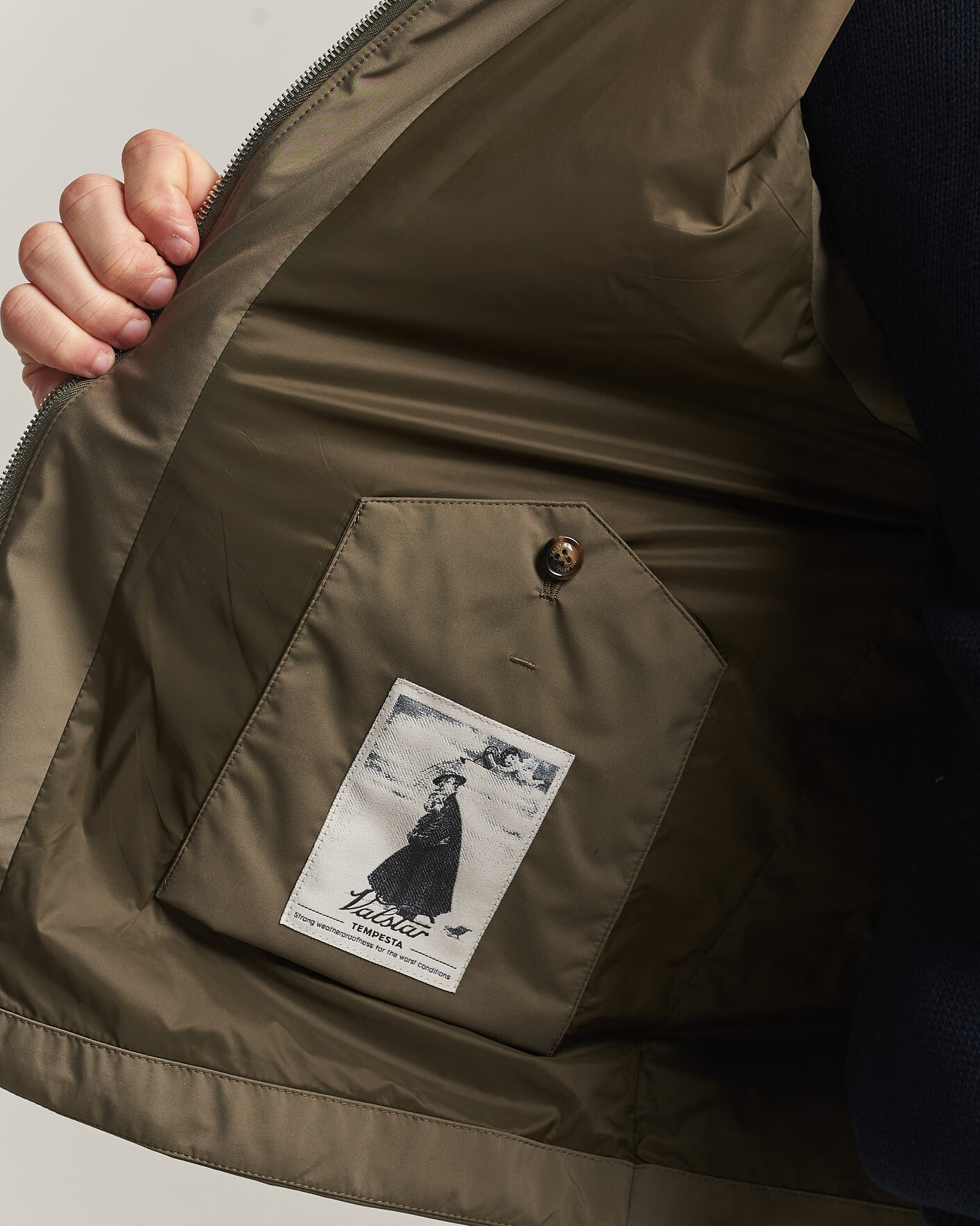 Men | Gilets | Valstar | Nylon Zip Vest Military