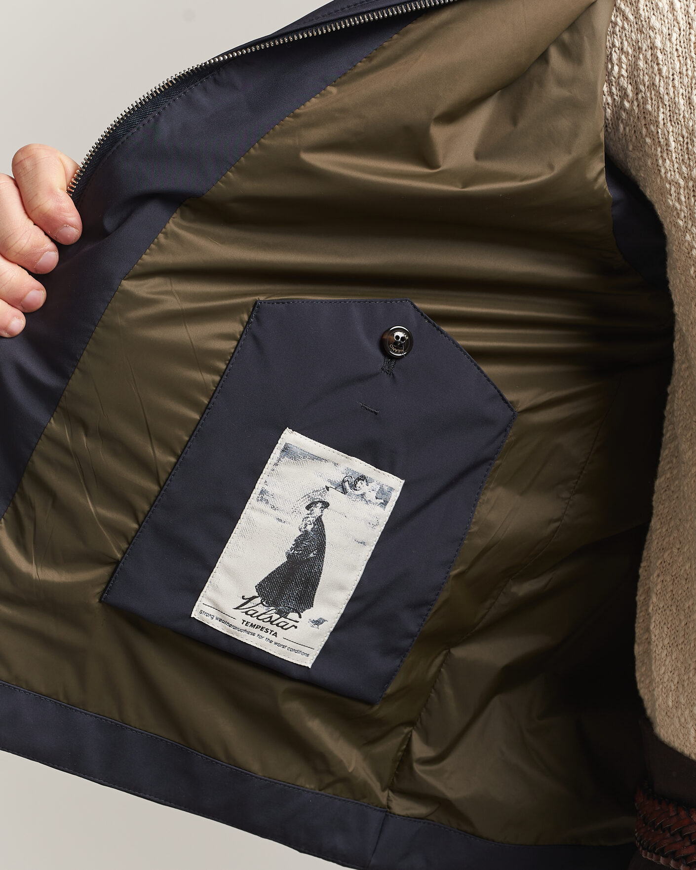 Men | Gilets | Valstar | Nylon Zip Vest Navy