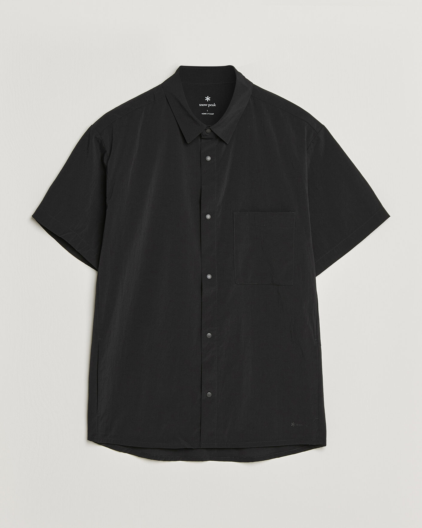 Men | T-Shirts | Snow Peak | Quick Dry Shirt Black