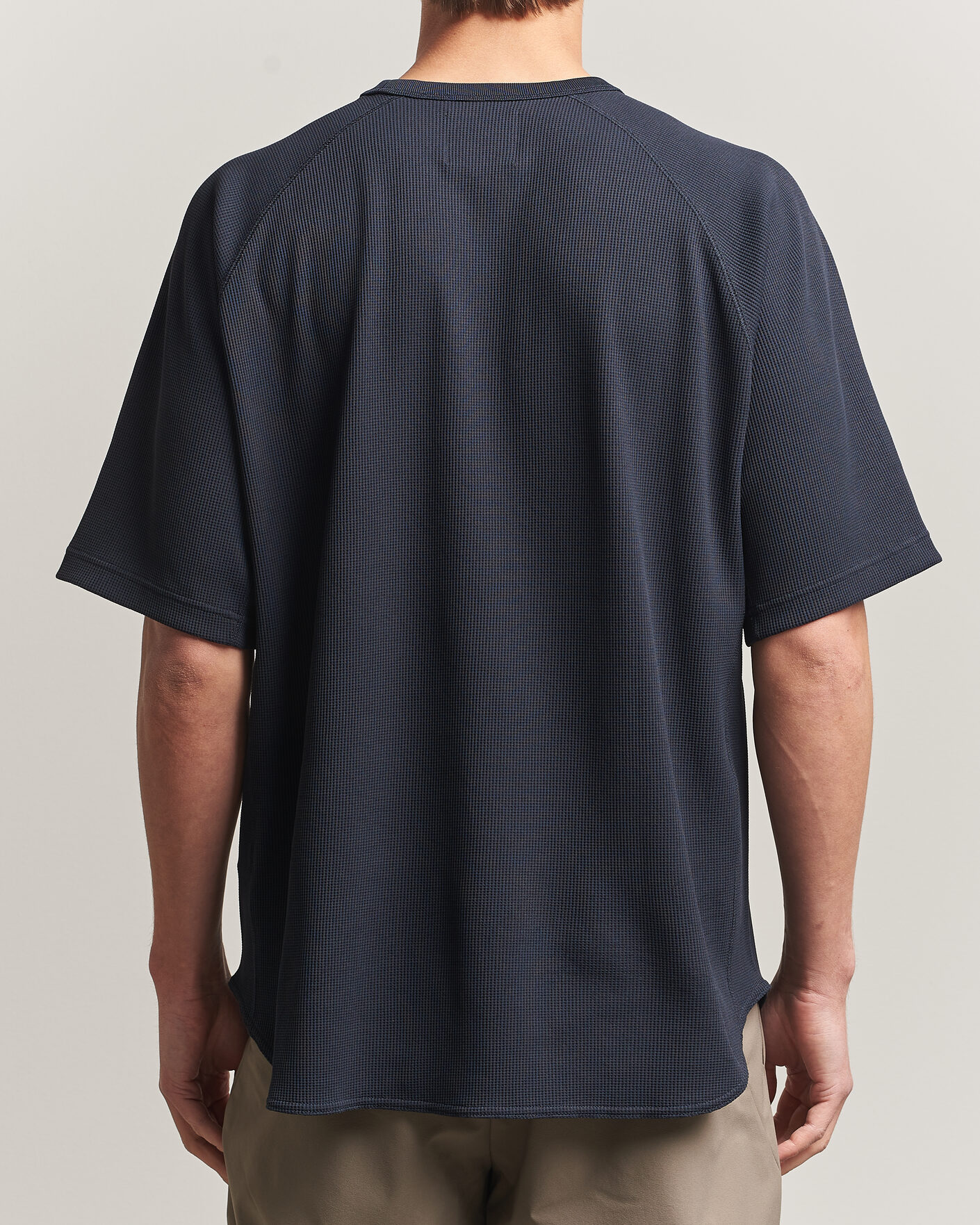 Men | T-Shirts | Snow Peak | Dry Waffle T-Shirt Dark Navy