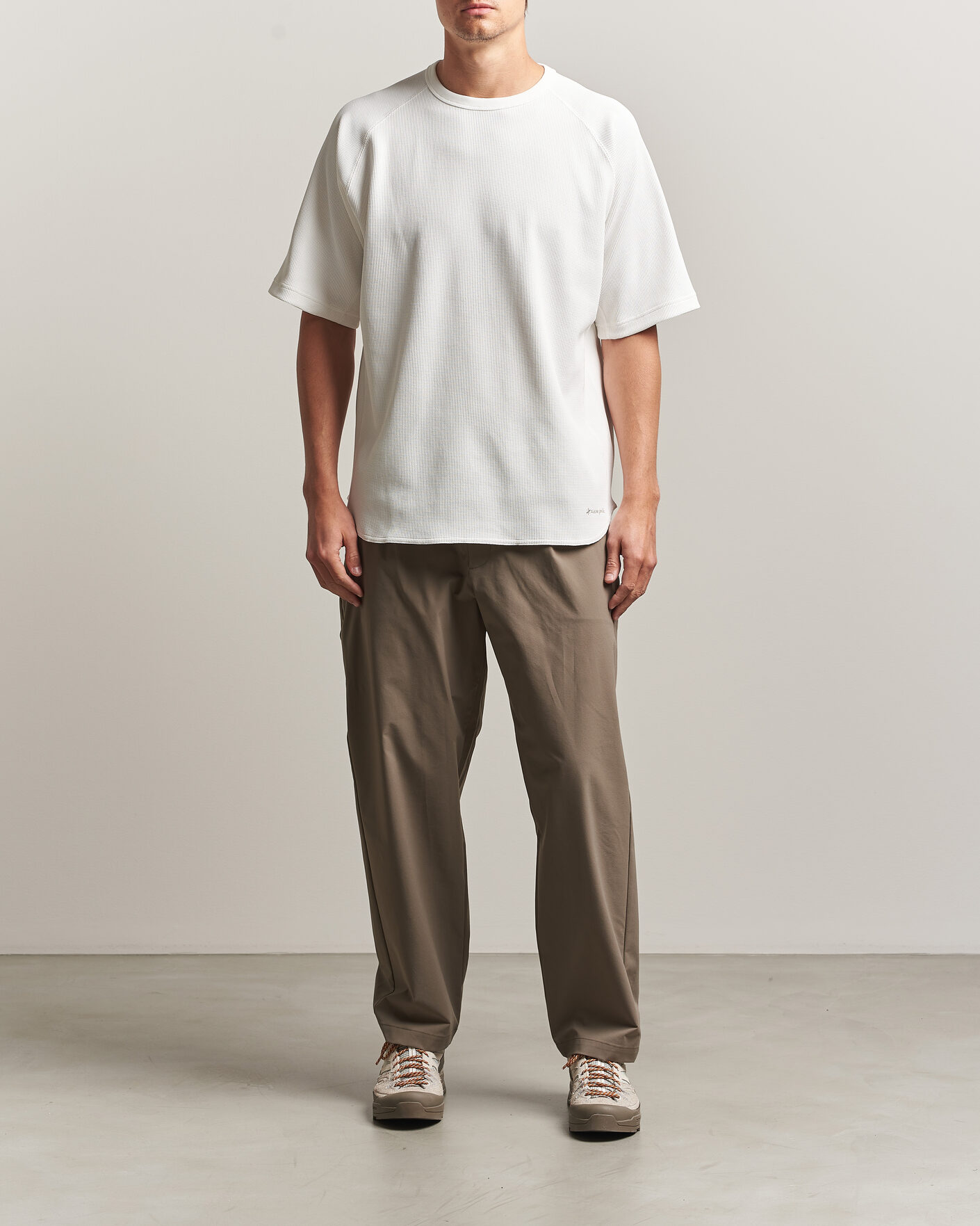 Men | T-Shirts | Snow Peak | Dry Waffle T-Shirt Off White