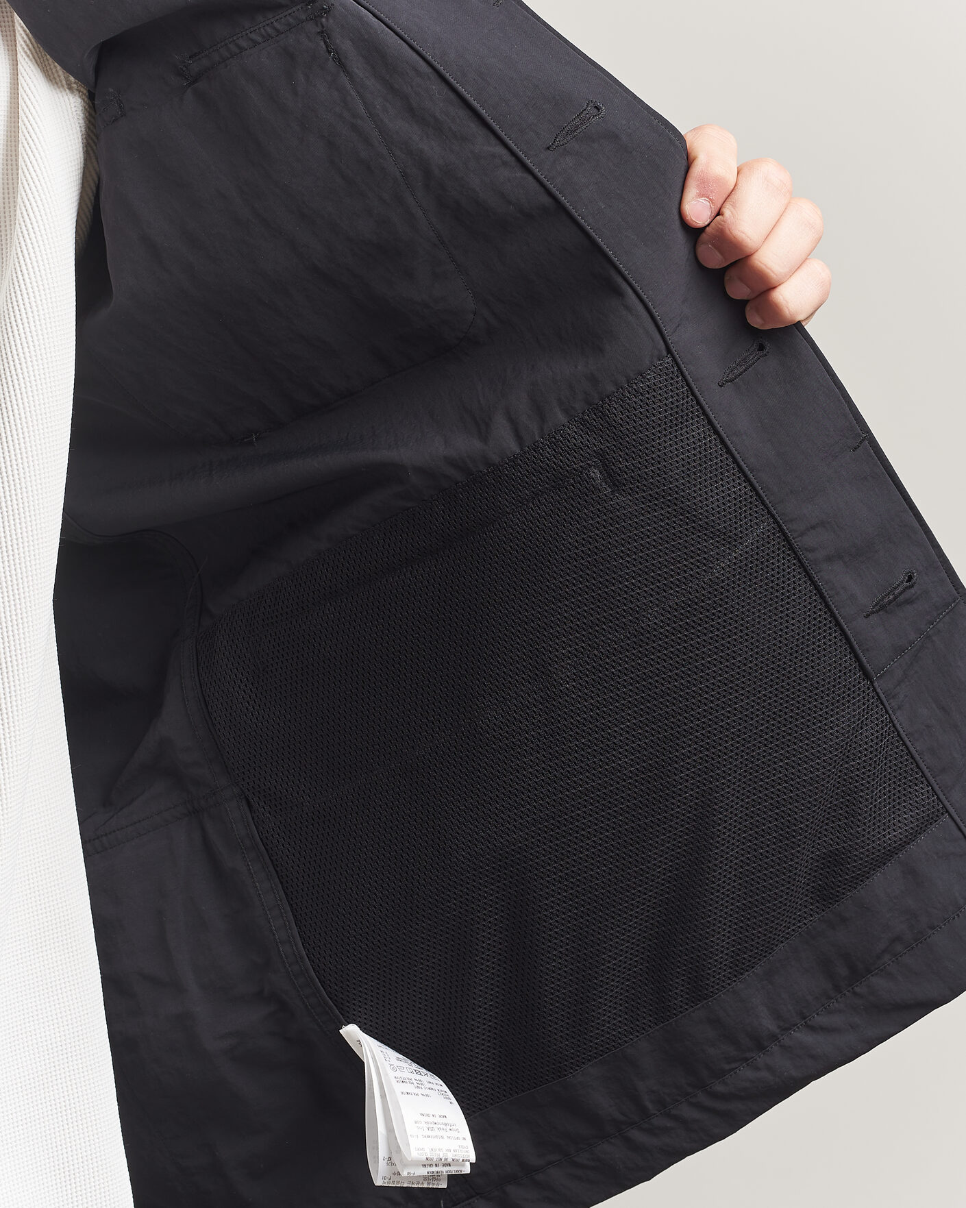 Men | Coats & Jackets | Snow Peak | Nylon Washer Jacket Black