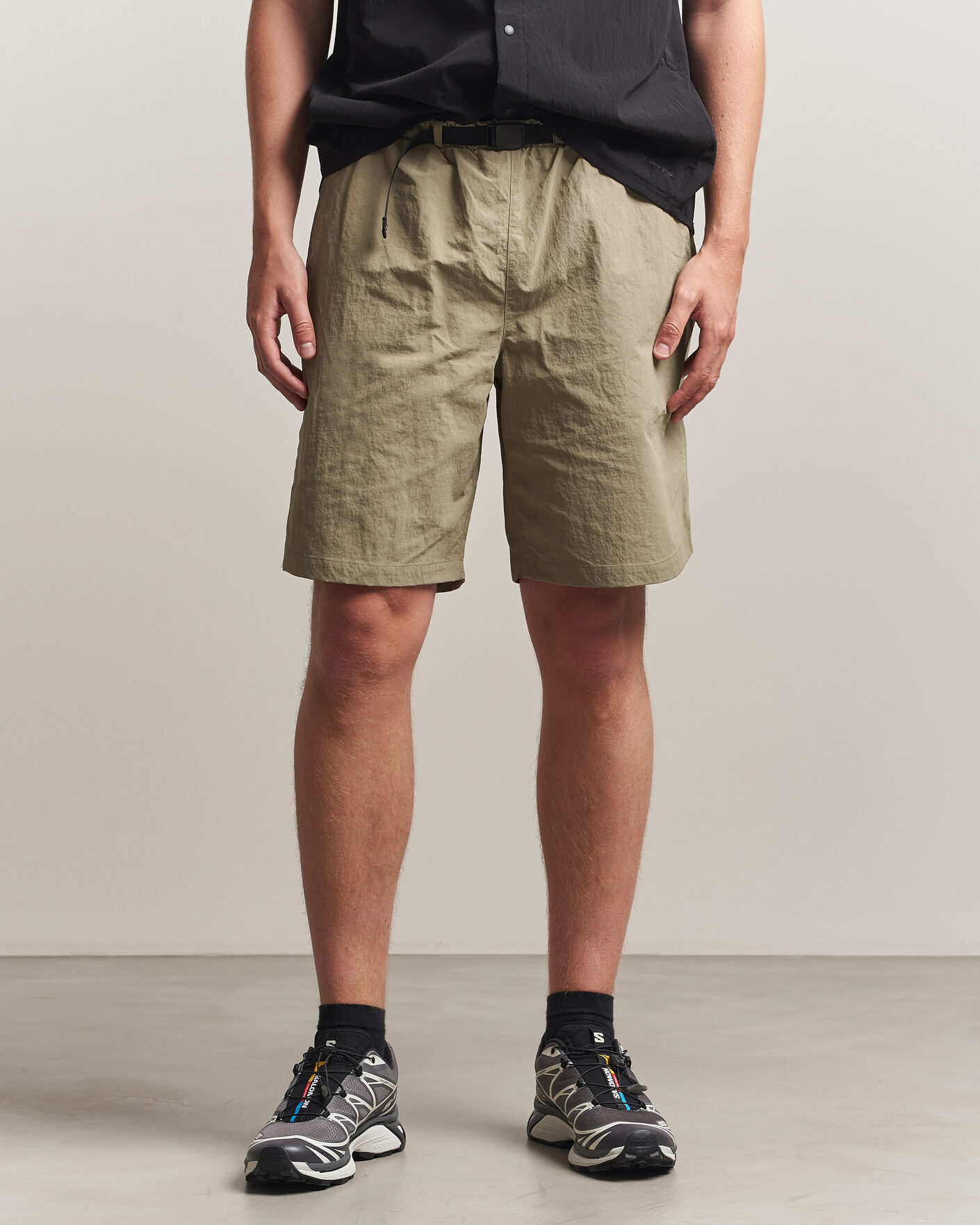 Men | Shorts | Snow Peak | Nylon Washer Shorts Greige
