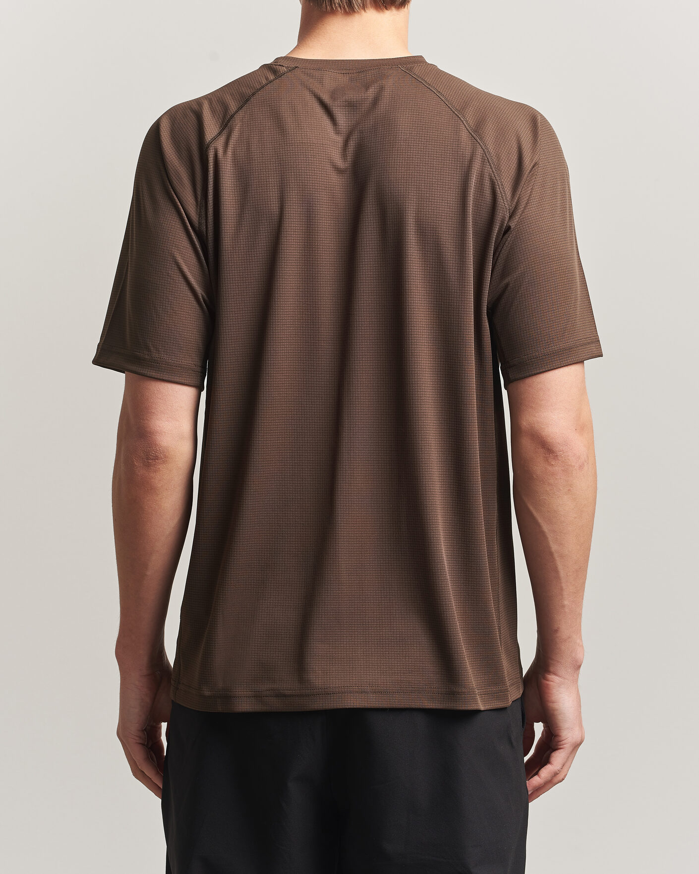 Men | T-Shirts | Snow Peak | Polartec Power Dry T-Shirt Brown