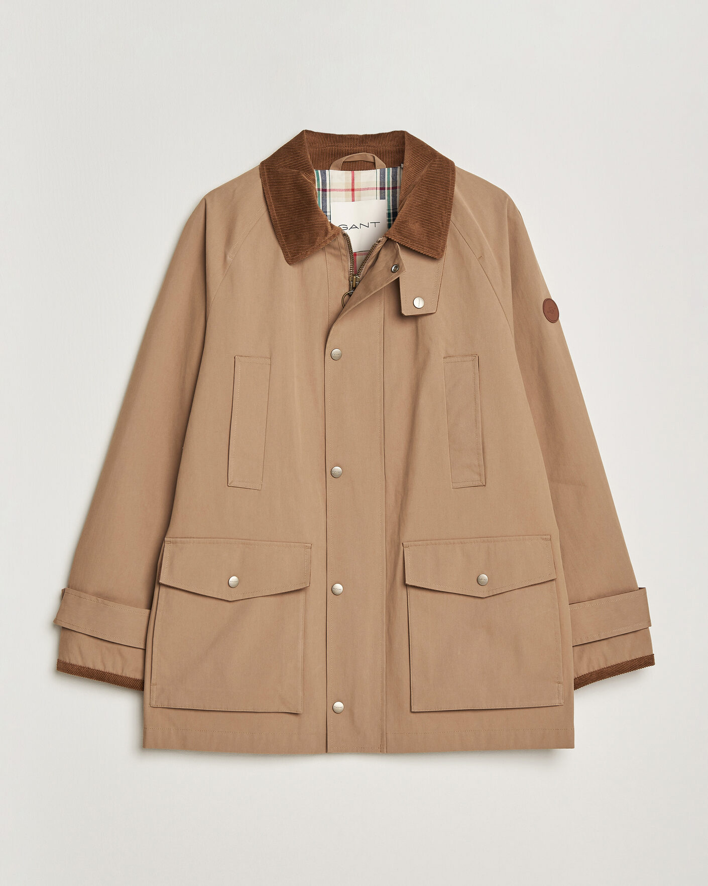 Men | Coats & Jackets | Gant | Field Decker Jacket Warm Khaki