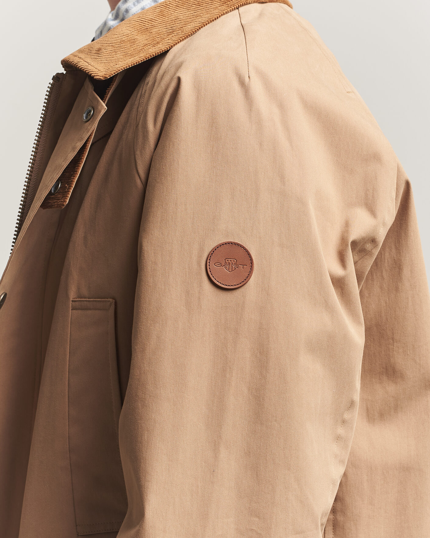 Men | Coats & Jackets | GANT | Field Decker Jacket Warm Khaki