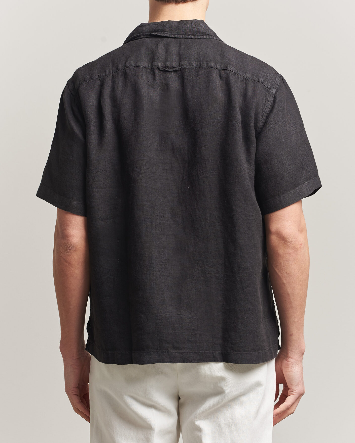 Men | Shirts | Gant | Regular Fit Garment Dyed Camp Shirrt Black