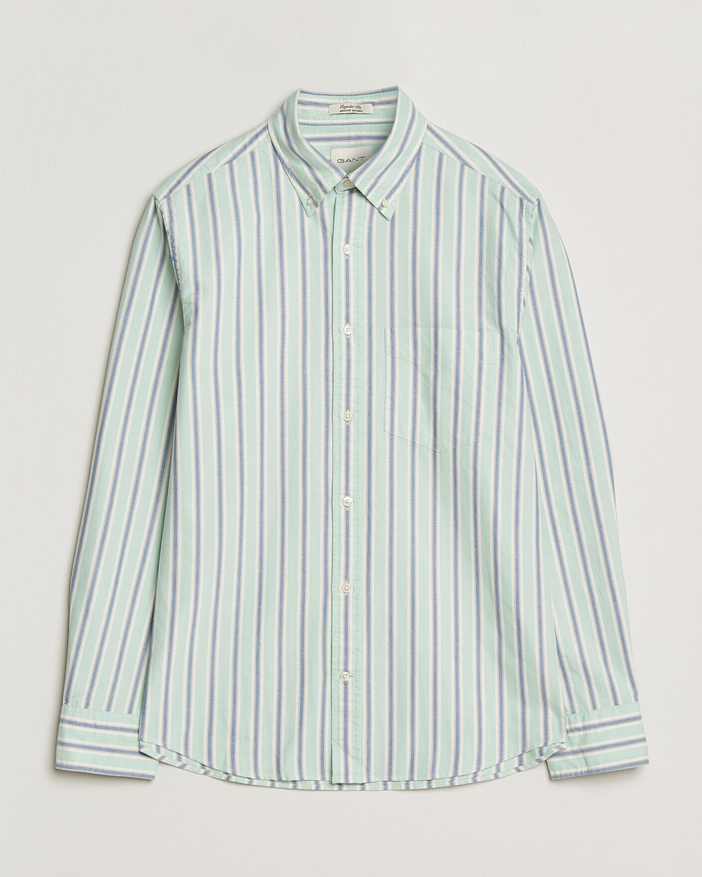 Men | Shirts | GANT | Regluar Fit Archive Oxford Shirt Washed Turquoise