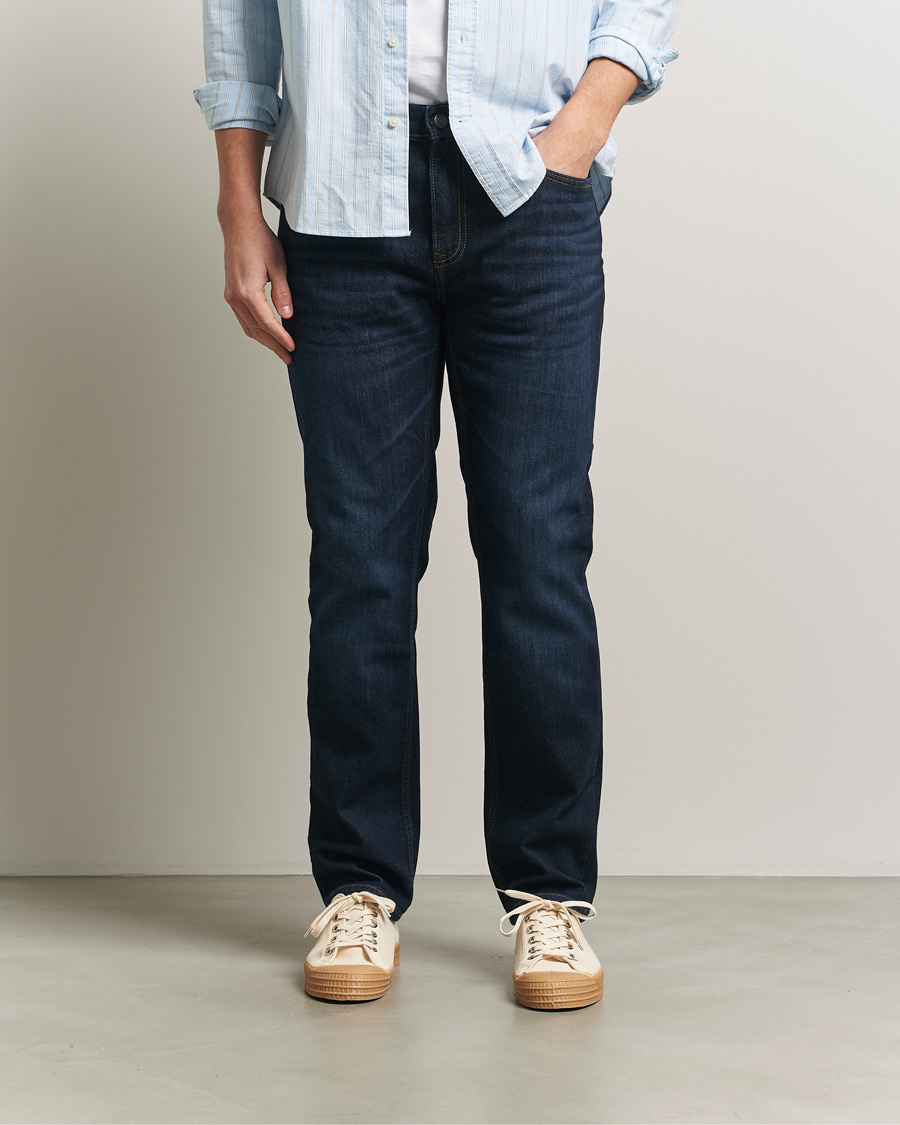 Men | Trousers | Gant | Regular Fit Jeans Dark Blue Broken In