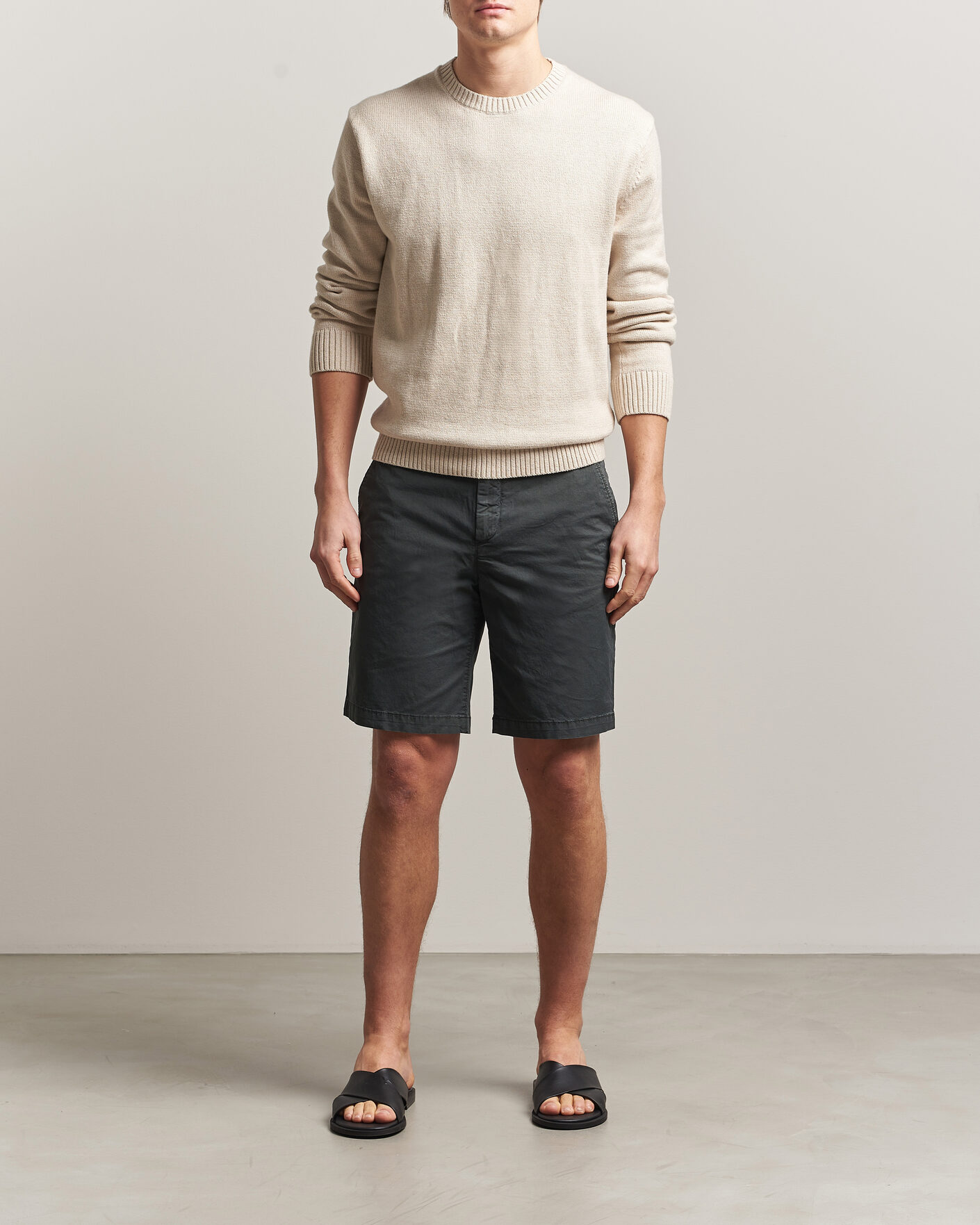 Men | Shorts | Gant | Regular Sunfaded Shorts Washed Out Black