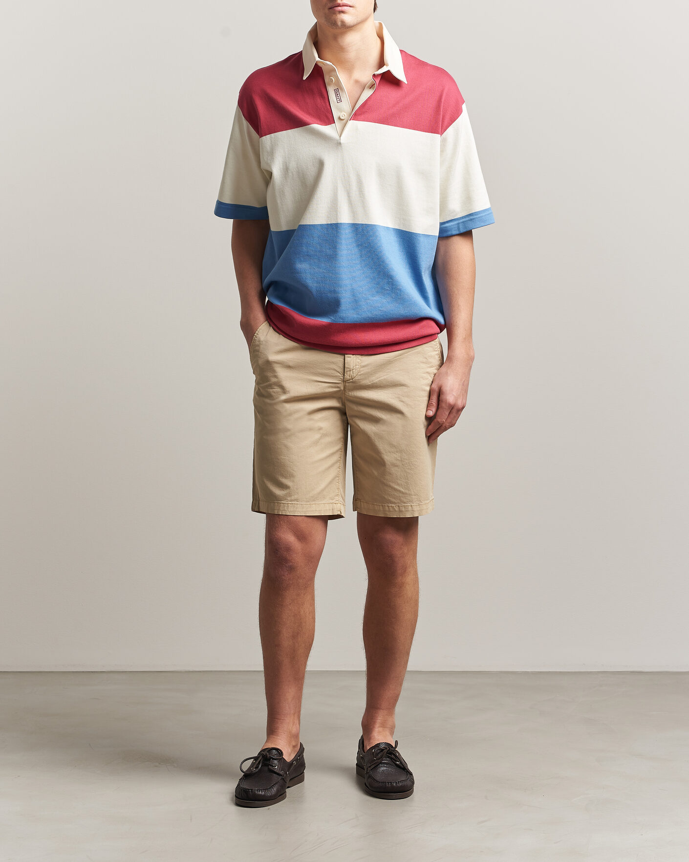 Men | Shorts | Gant | Regular Sunfaded Shorts Oat Beige