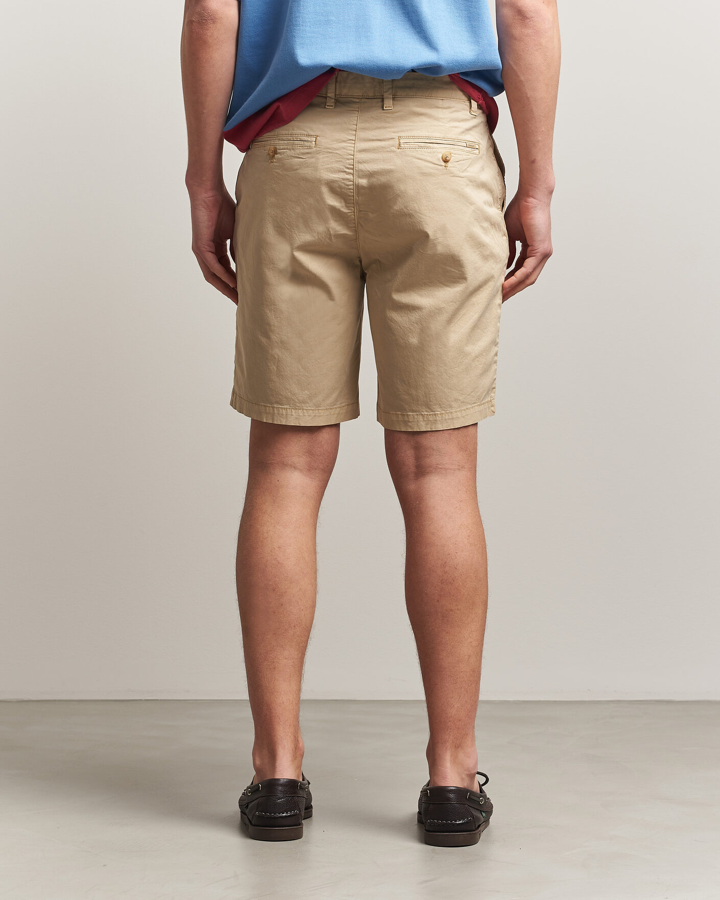 Men | Shorts | Gant | Regular Sunfaded Shorts Oat Beige