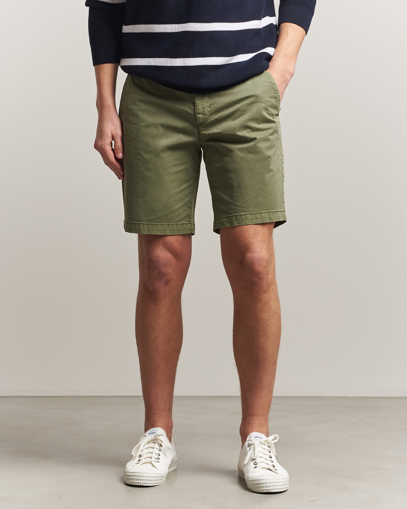 Men | Shorts | GANT | Regular Sunfaded Shorts Dry Herb Green