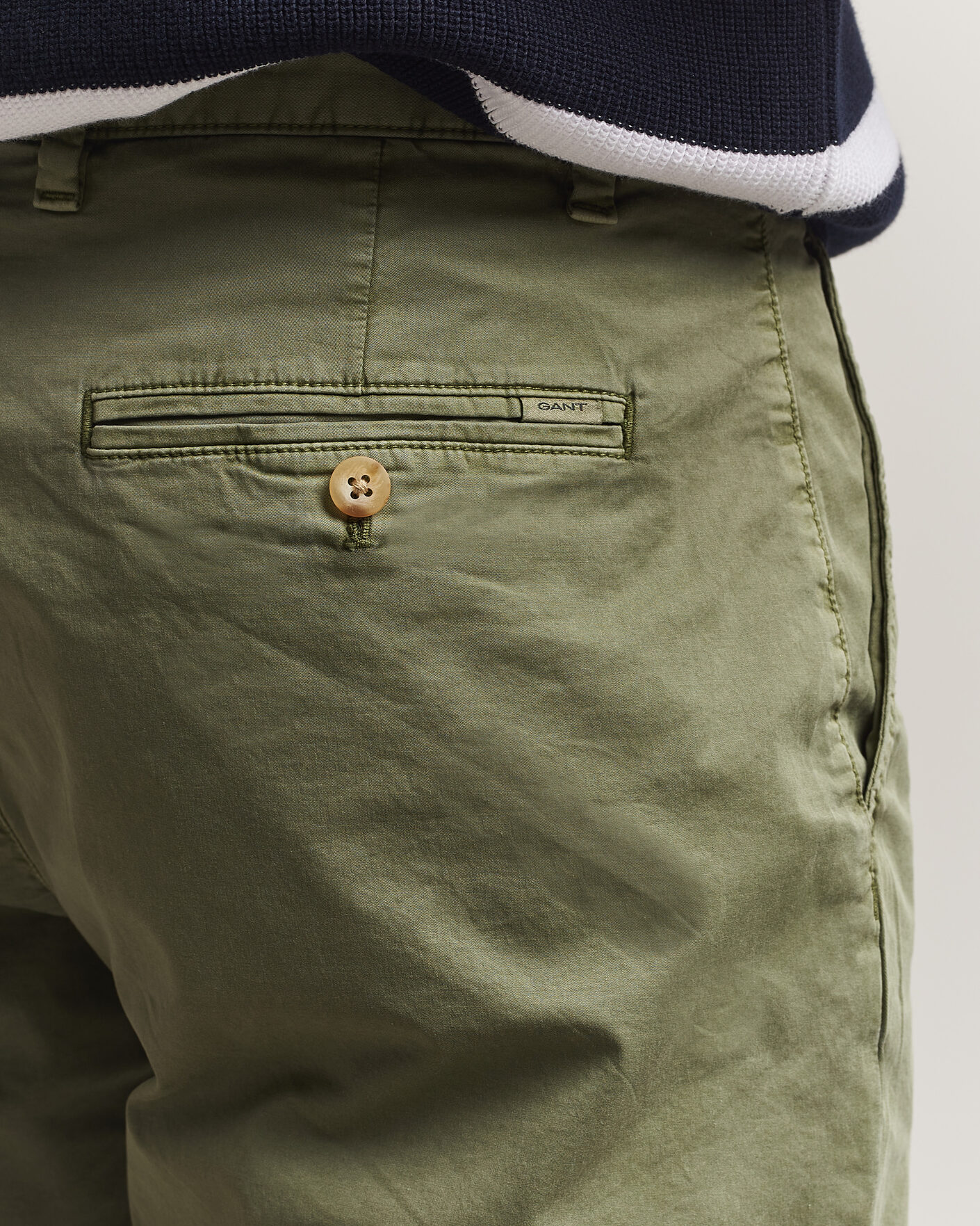 Men | Shorts | GANT | Regular Sunfaded Shorts Dry Herb Green