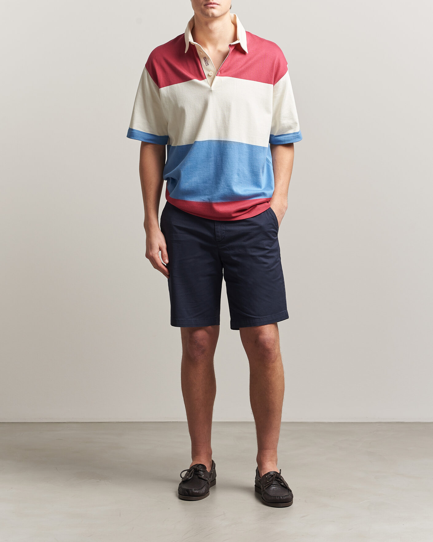 Men | Shorts | Gant | Regular Sunfaded Shorts Evening Blue