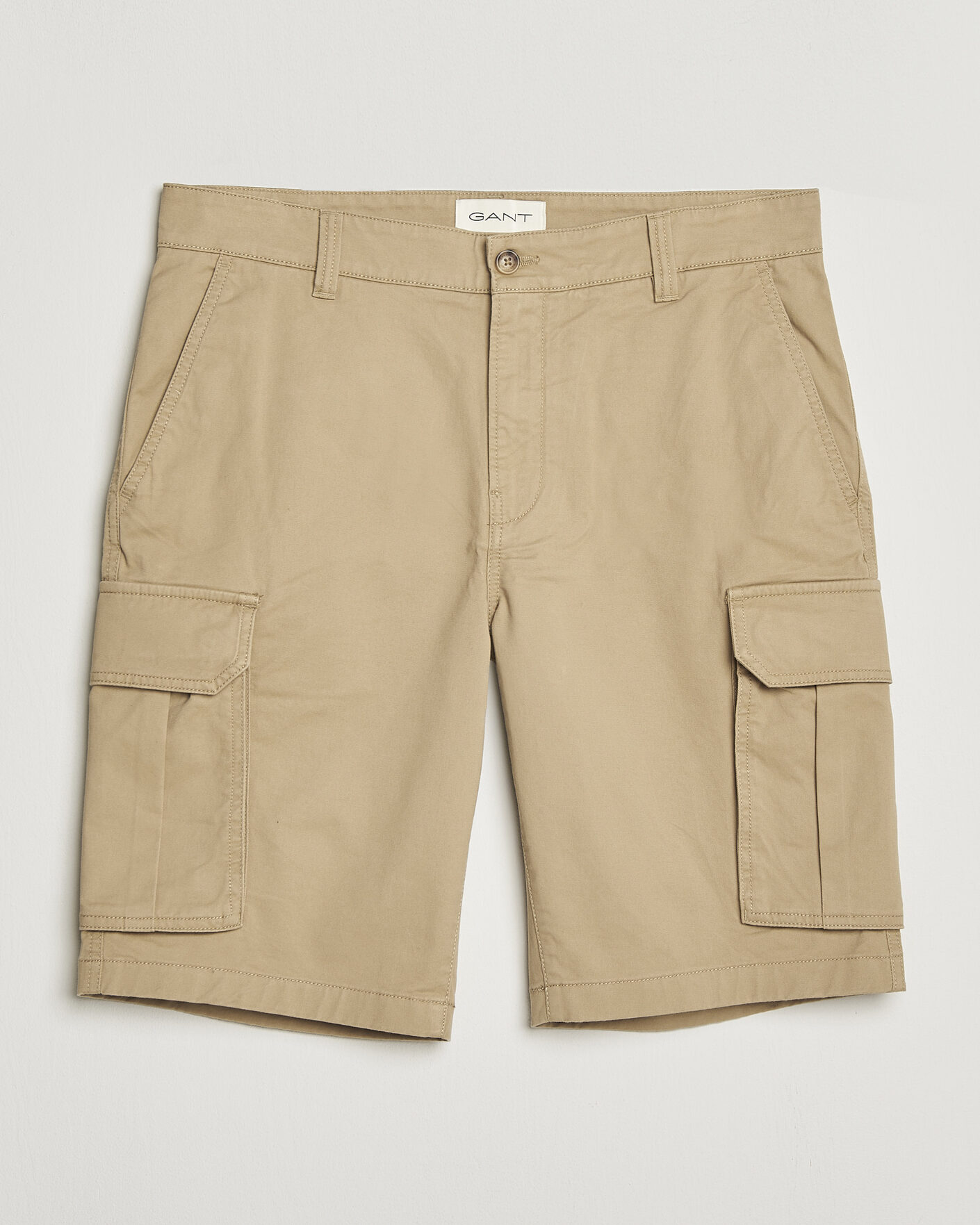 Men | Shorts | GANT | Regular Fit Classic Cargo Shorts Dark Khaki