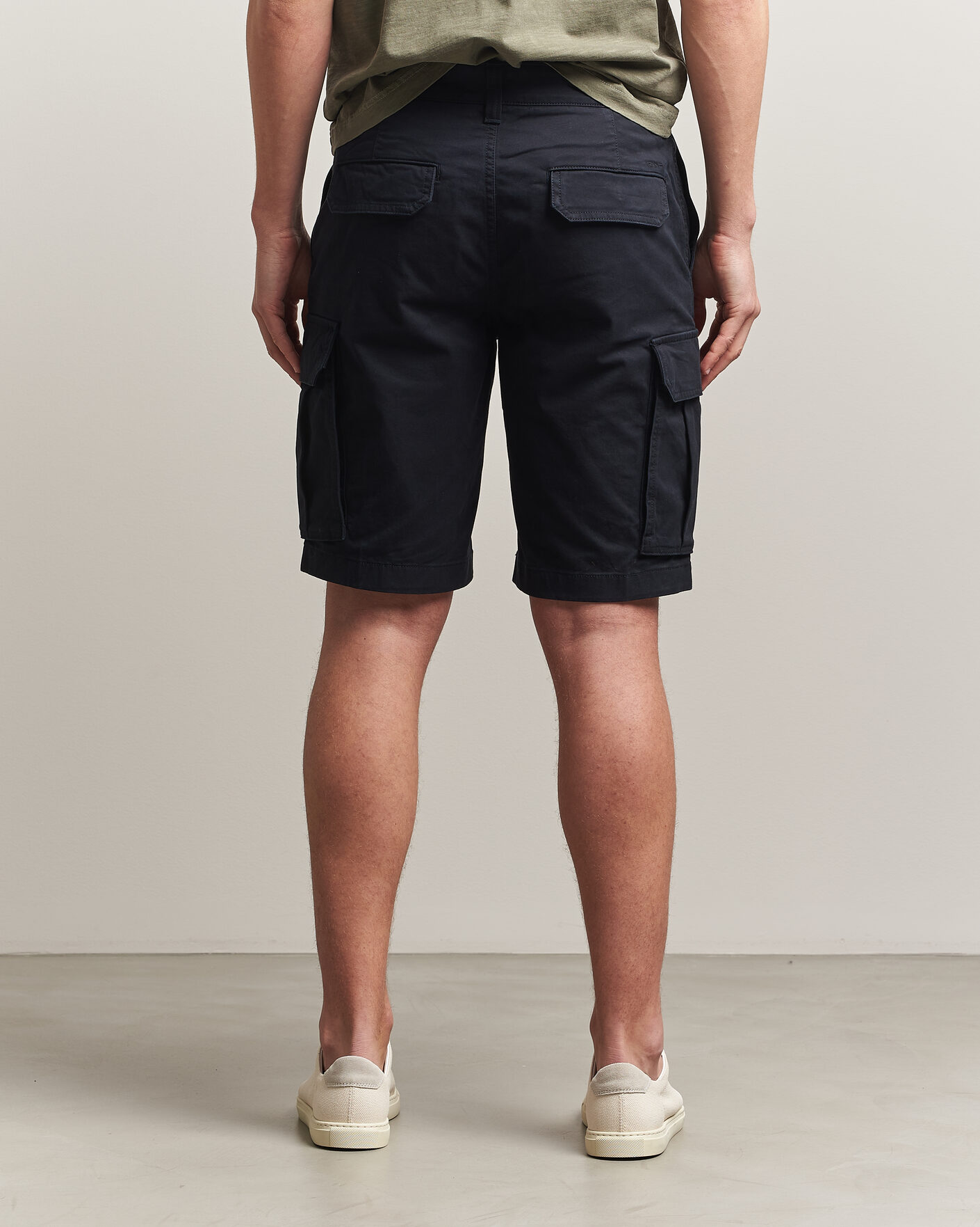 Men | Shorts | Gant | Regular Fit Classic Cargo Shorts Black