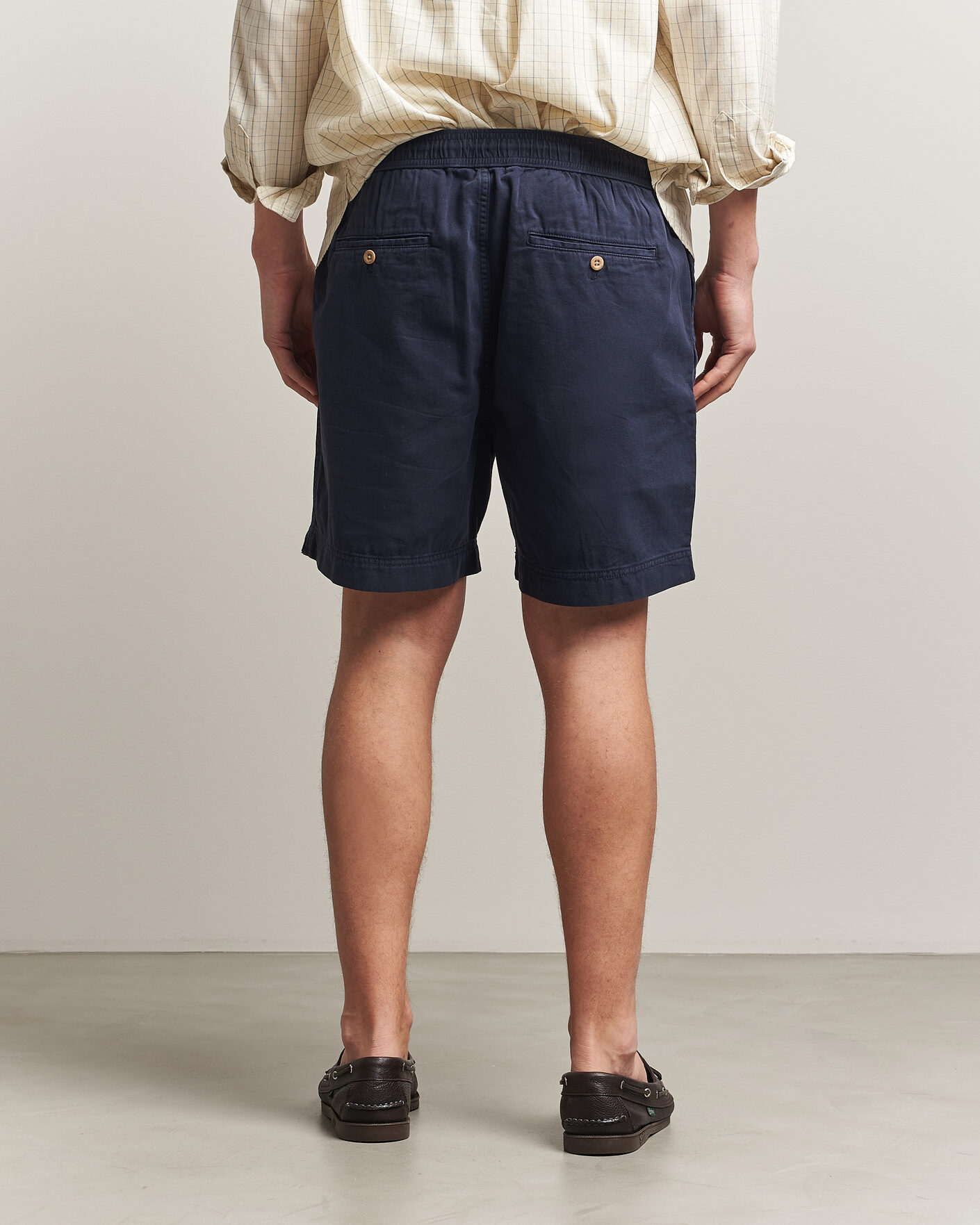 Men | Shorts | GANT | Regular Fit Sunfaded Drawstring Evening Blue