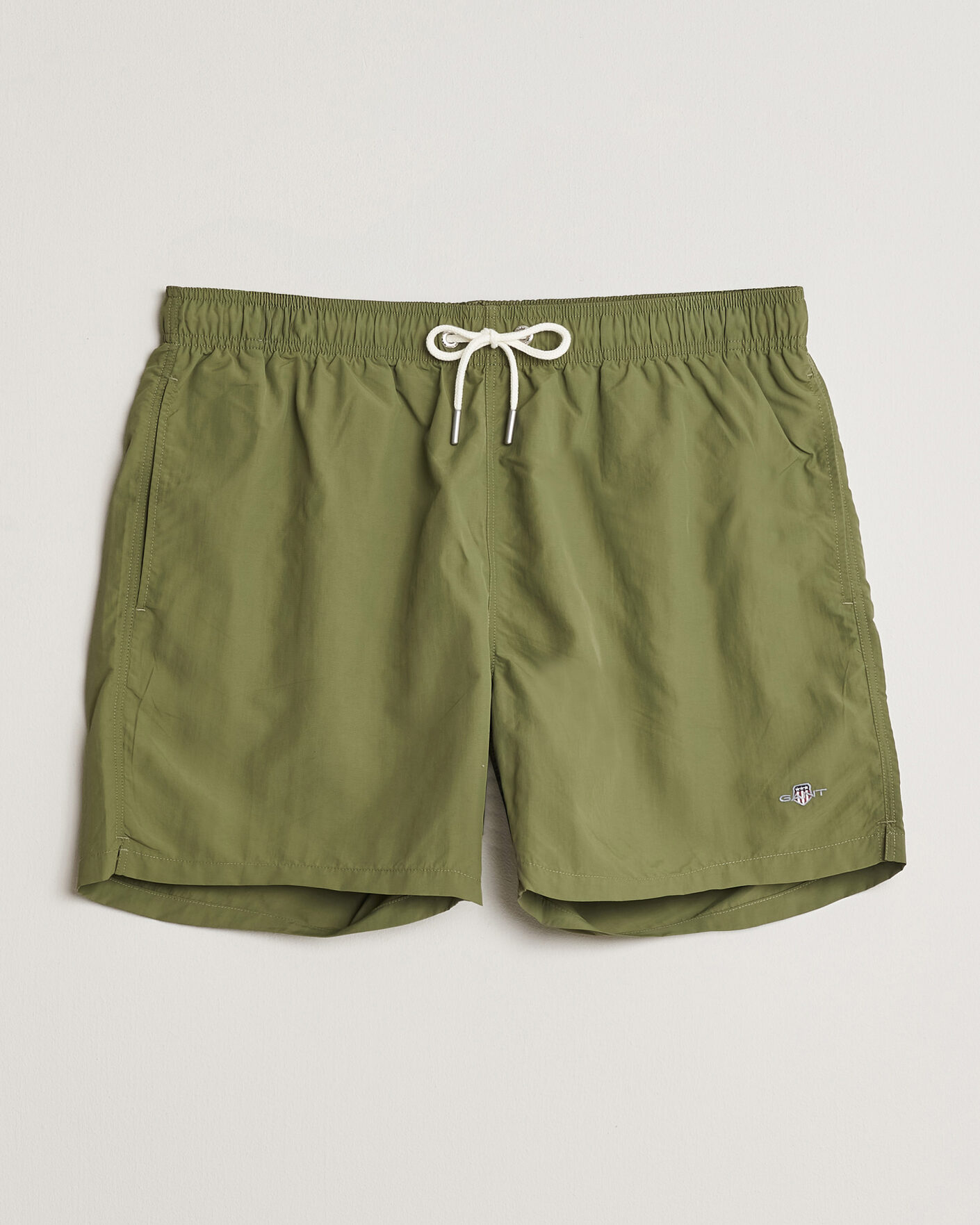 GANT Basic Swimshorts Dry Herb Green at CareOfCarl.com
