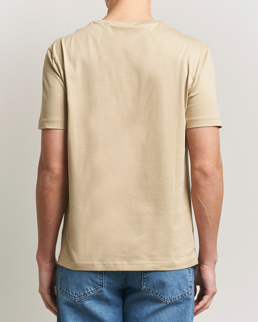 Men | T-Shirts | GANT | The Original T-Shirt Oat Beige