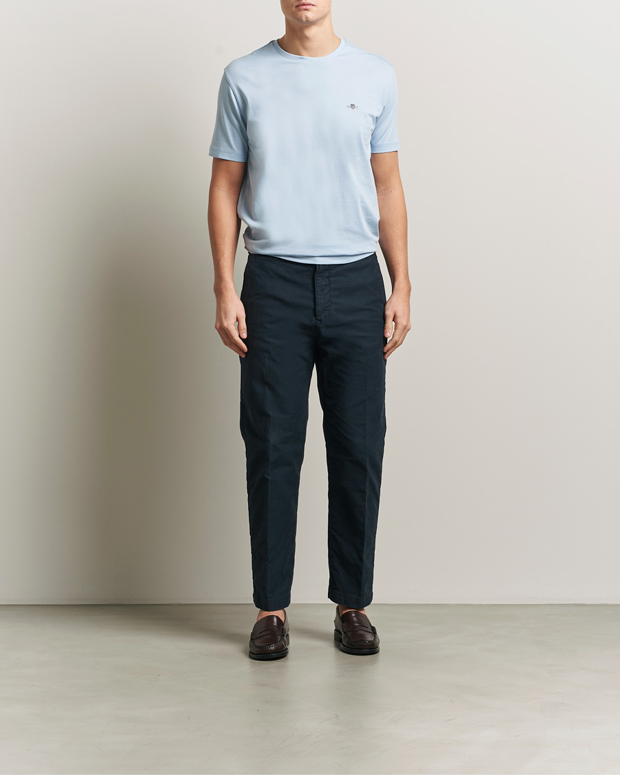 Men | T-Shirts | GANT | The Original T-Shirt Fresh Blue