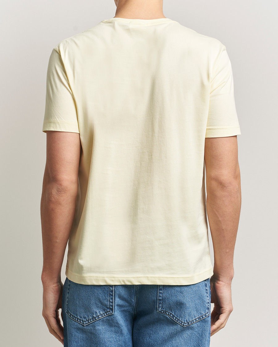 Men | T-Shirts | GANT | The Original T-Shirt Vanilla Yellow
