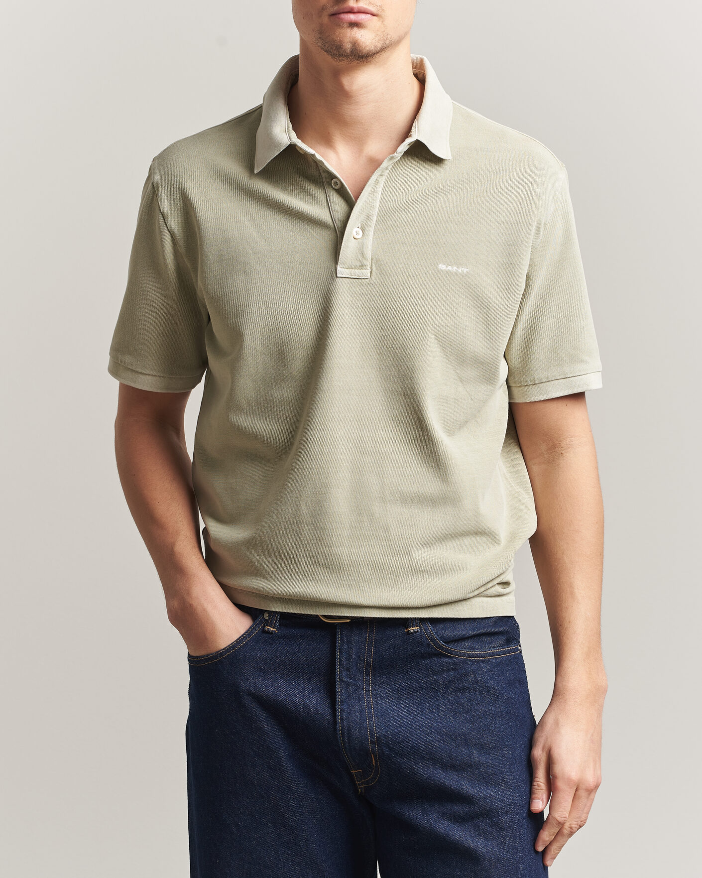 Men | Polo Shirts | Gant | Sunfaded Polo Milky Matcha