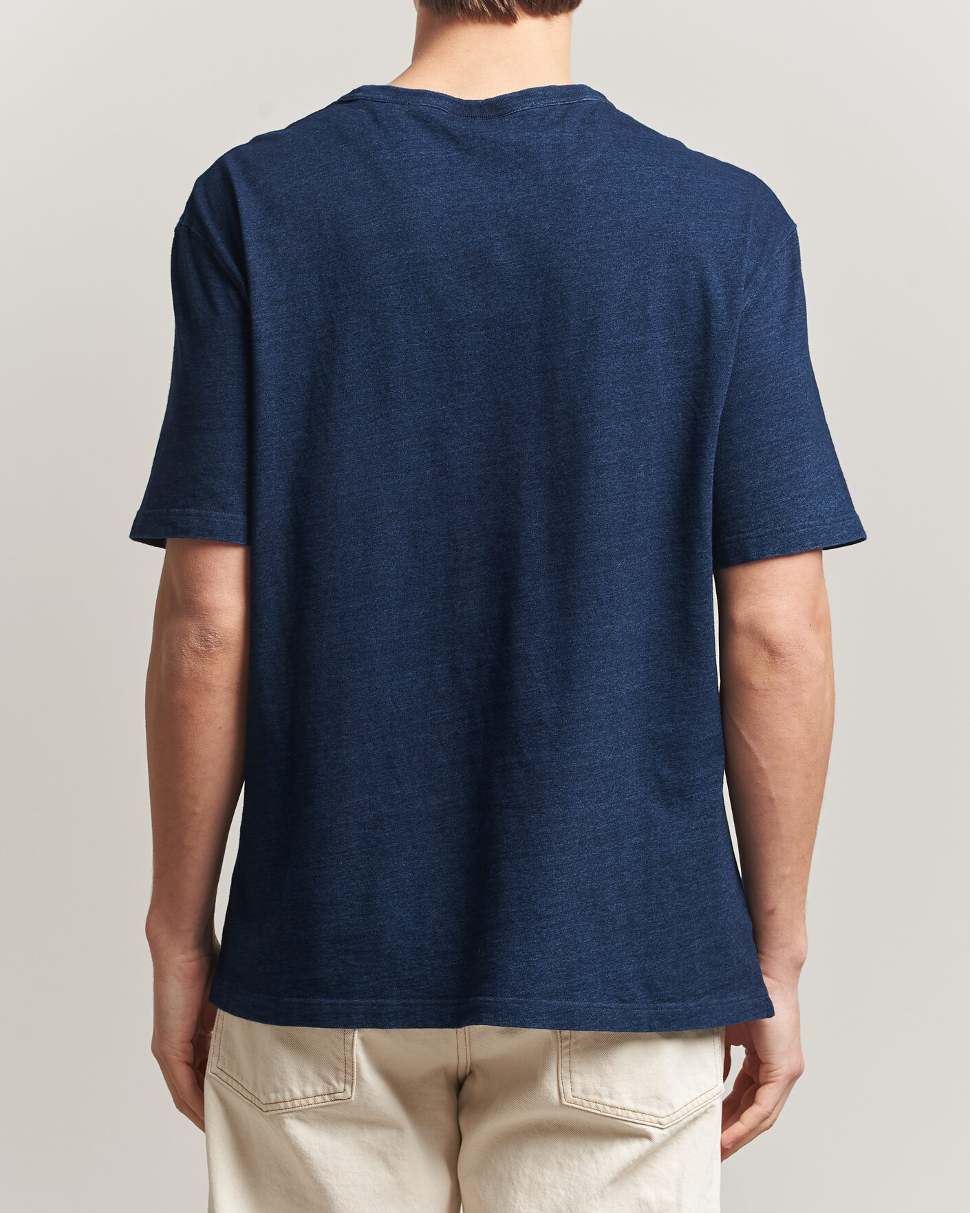 Men | T-Shirts | GANT | Indigo Graphic T-Shirt Dark Blue