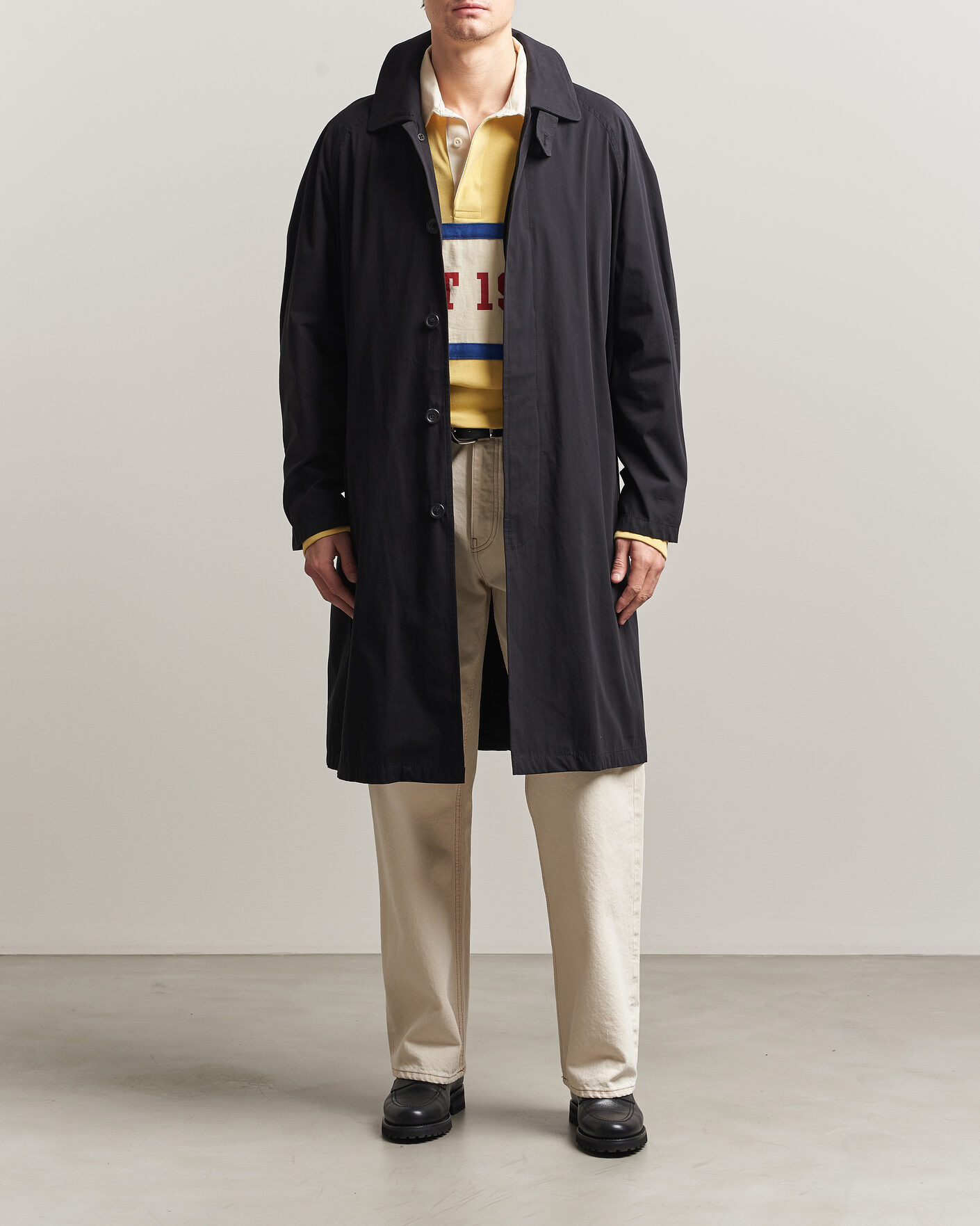 Men | Coats & Jackets | GANT | Cotton Coat Black