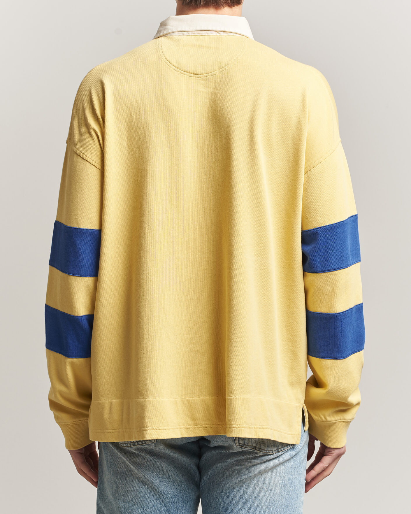 Men | Sweaters & Knitwear | GANT | Heavy Rugger Light Mustard Yellow